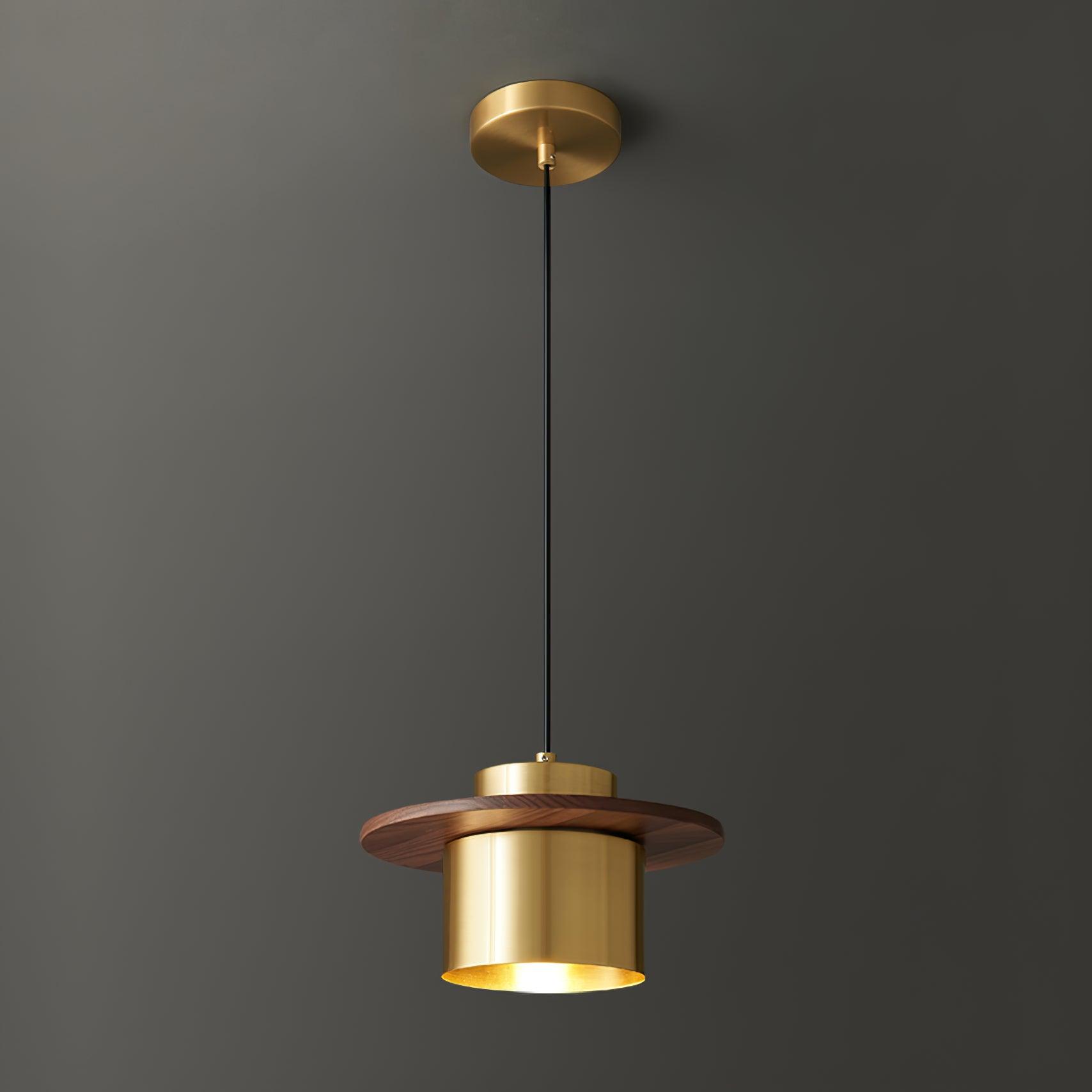 Kirixy Industrial Brass Pendant Light-Neutral Decor