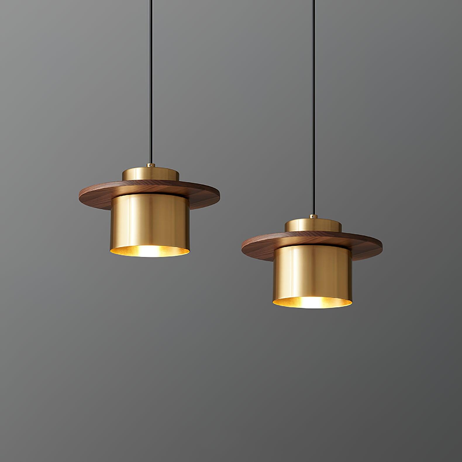 Kirixy Industrial Brass Pendant Light-Neutral Decor