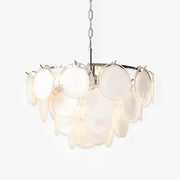 Noelia Glass Chandelier Light-Neutral Decor