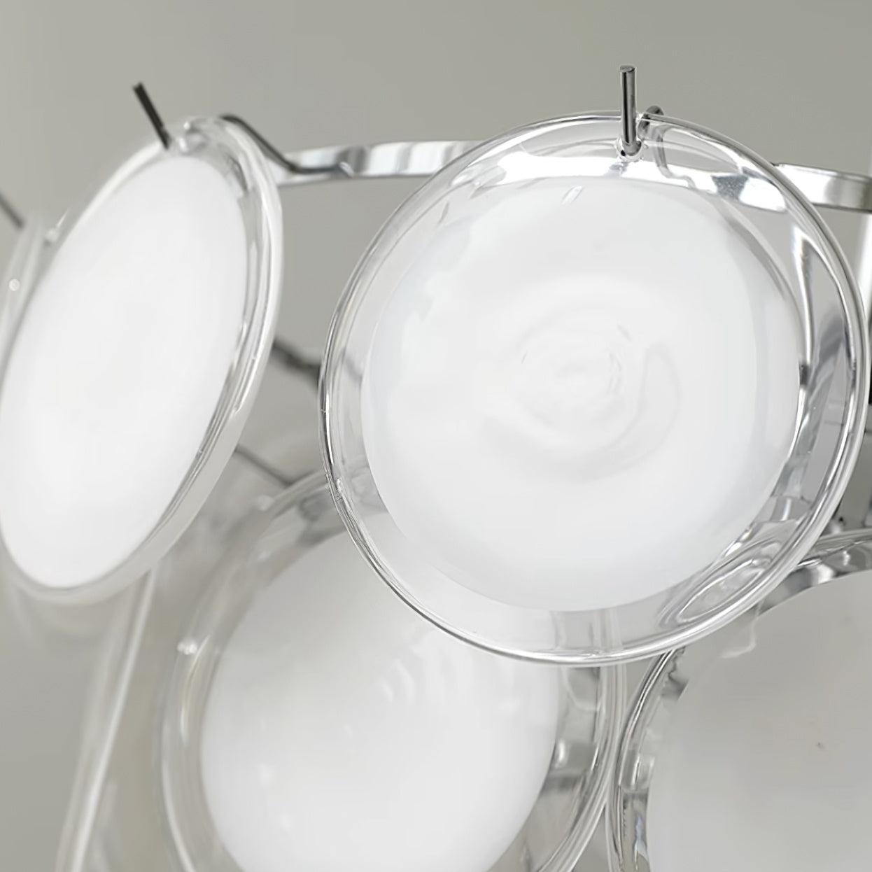 Noelia Glass Chandelier Light-Neutral Decor