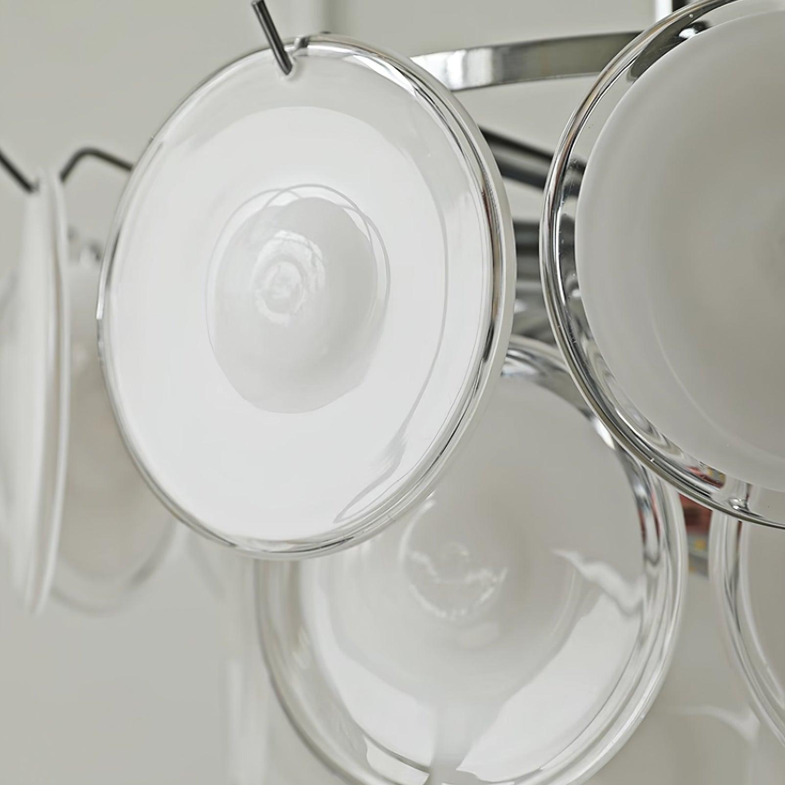 Noelia Glass Chandelier Light-Neutral Decor