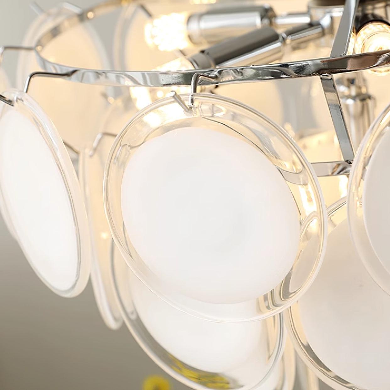 Noelia Glass Chandelier Light-Neutral Decor