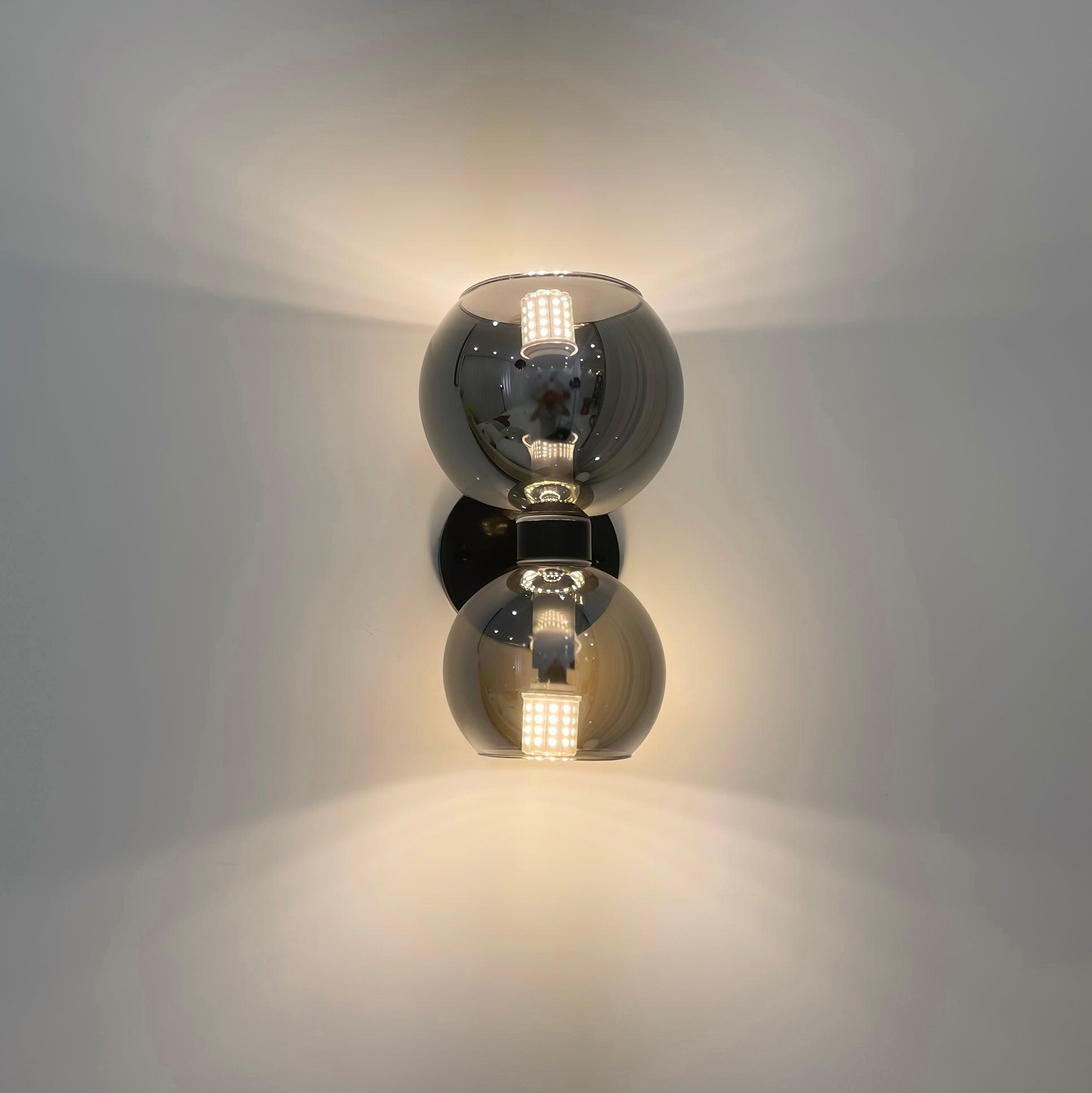 Umarion Round Pearl Glass Sconce Wall lamp-Neutral Decor