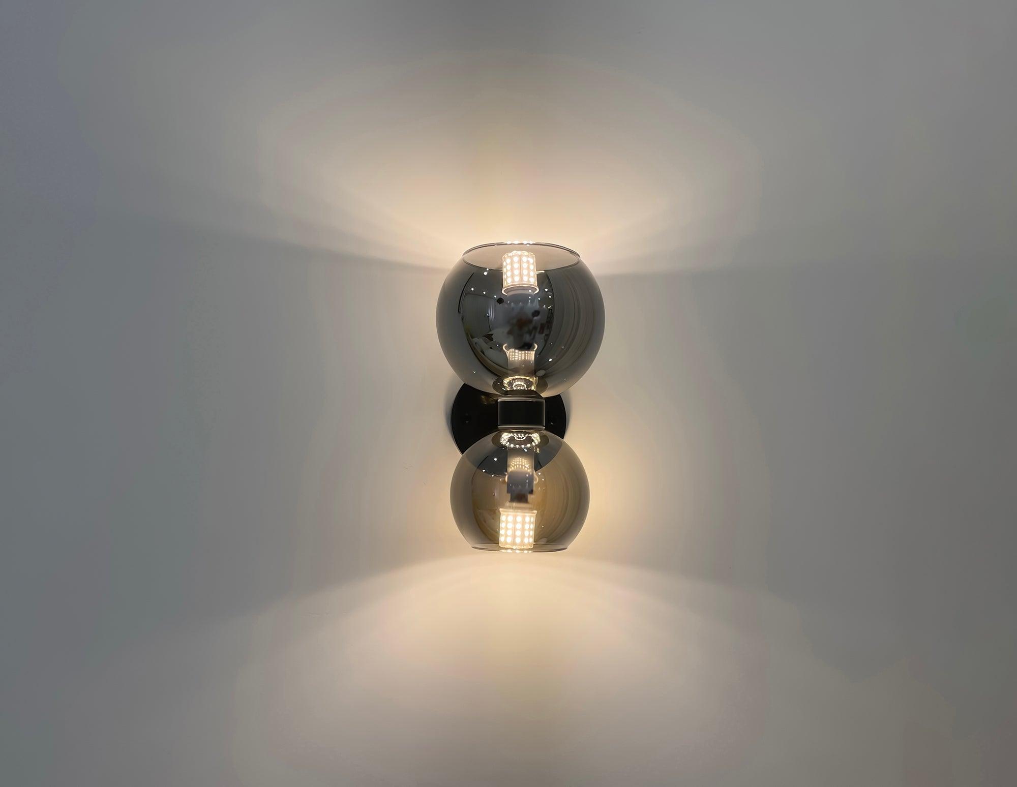 Umarion Round Pearl Glass Sconce Wall lamp-Neutral Decor