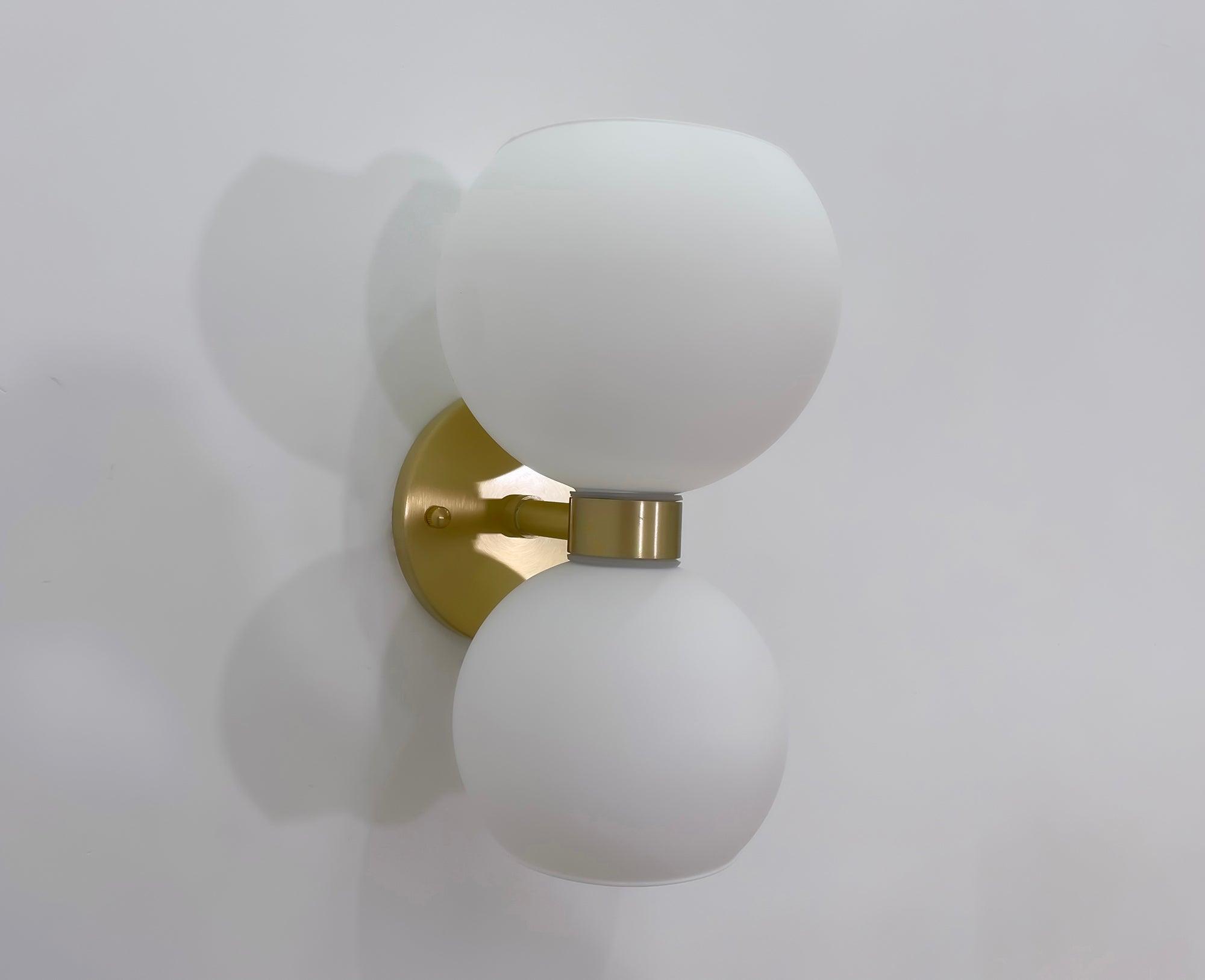 Umarion Round Pearl Glass Sconce Wall lamp-Neutral Decor