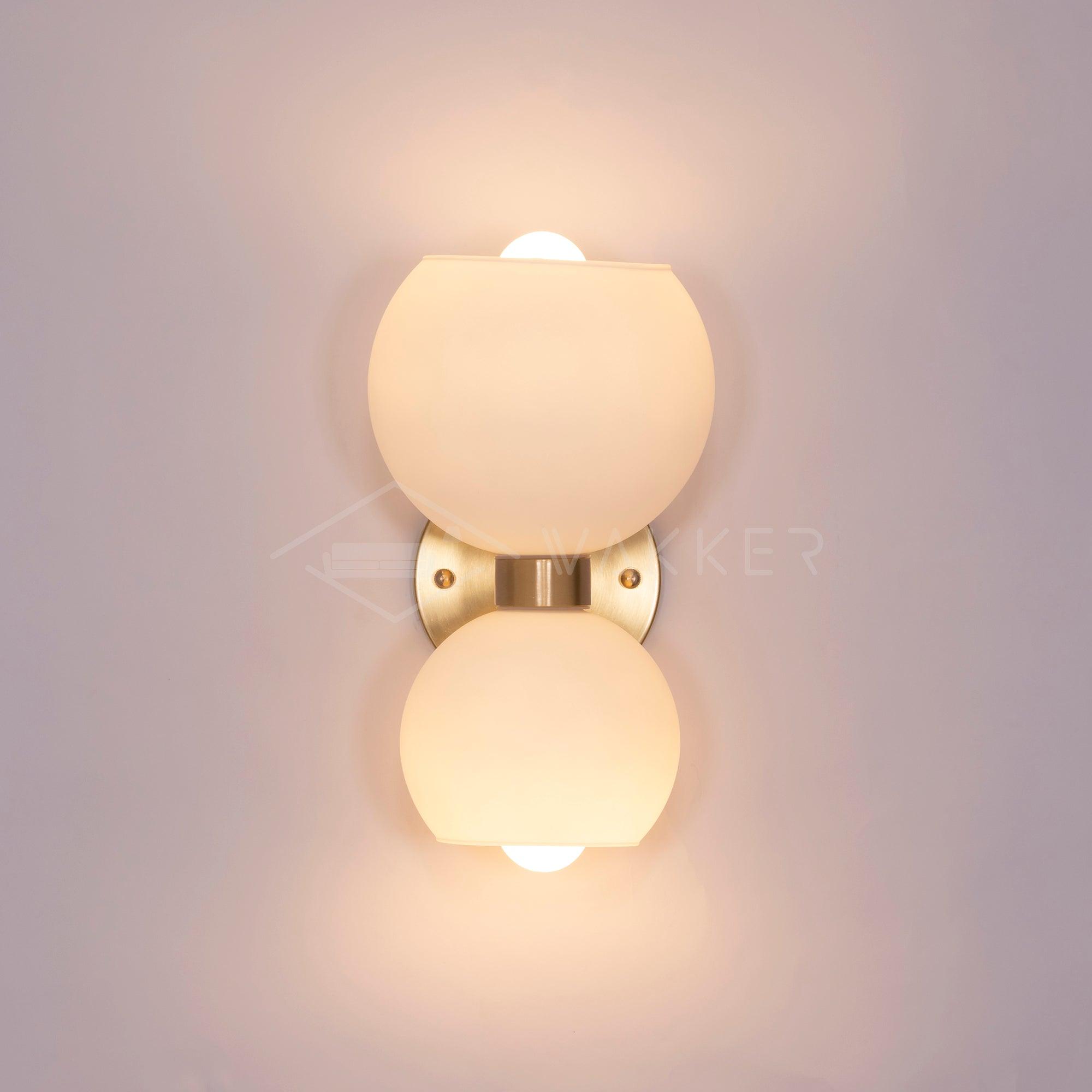 Umarion Round Pearl Glass Sconce Wall lamp-Neutral Decor