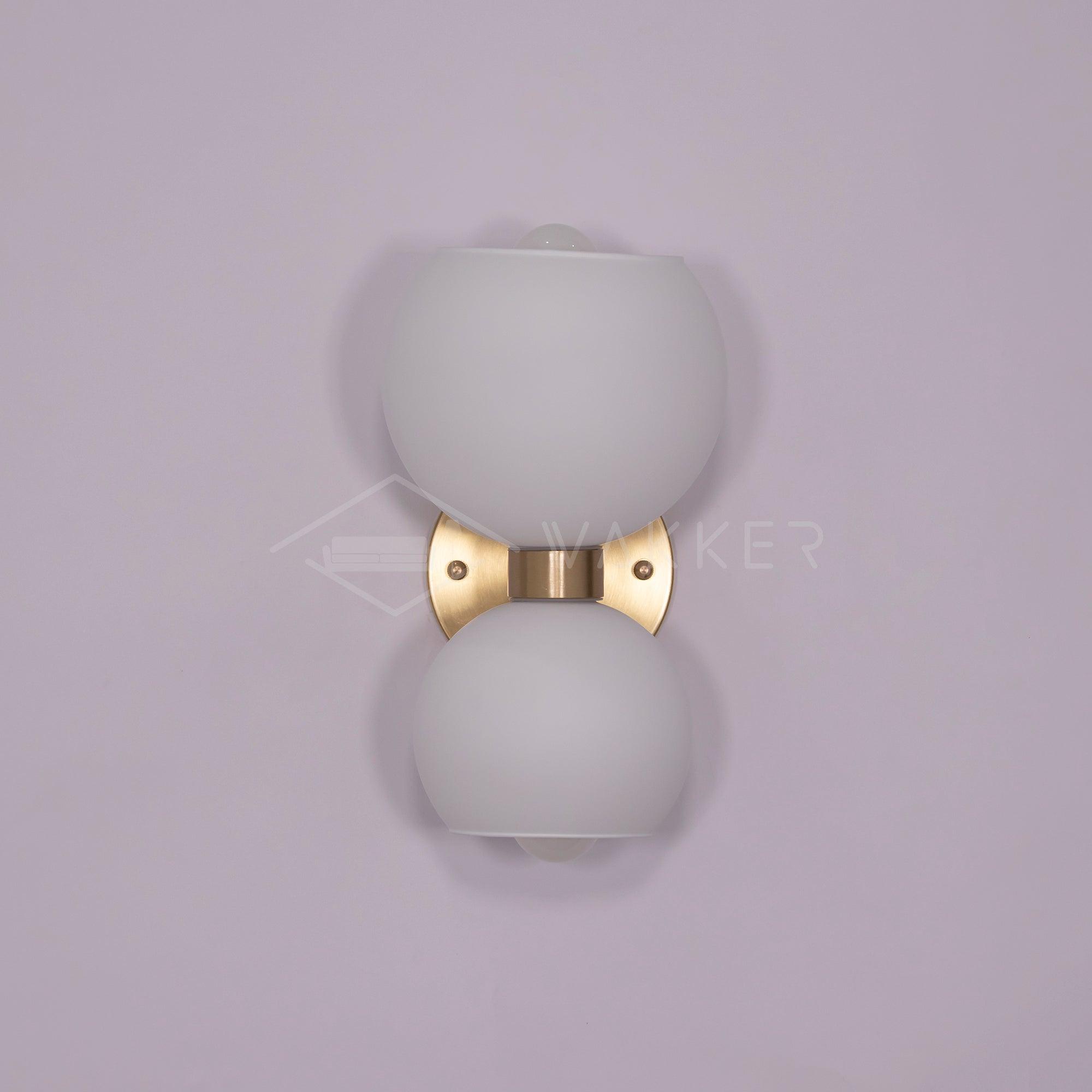 Umarion Round Pearl Glass Sconce Wall lamp-Neutral Decor