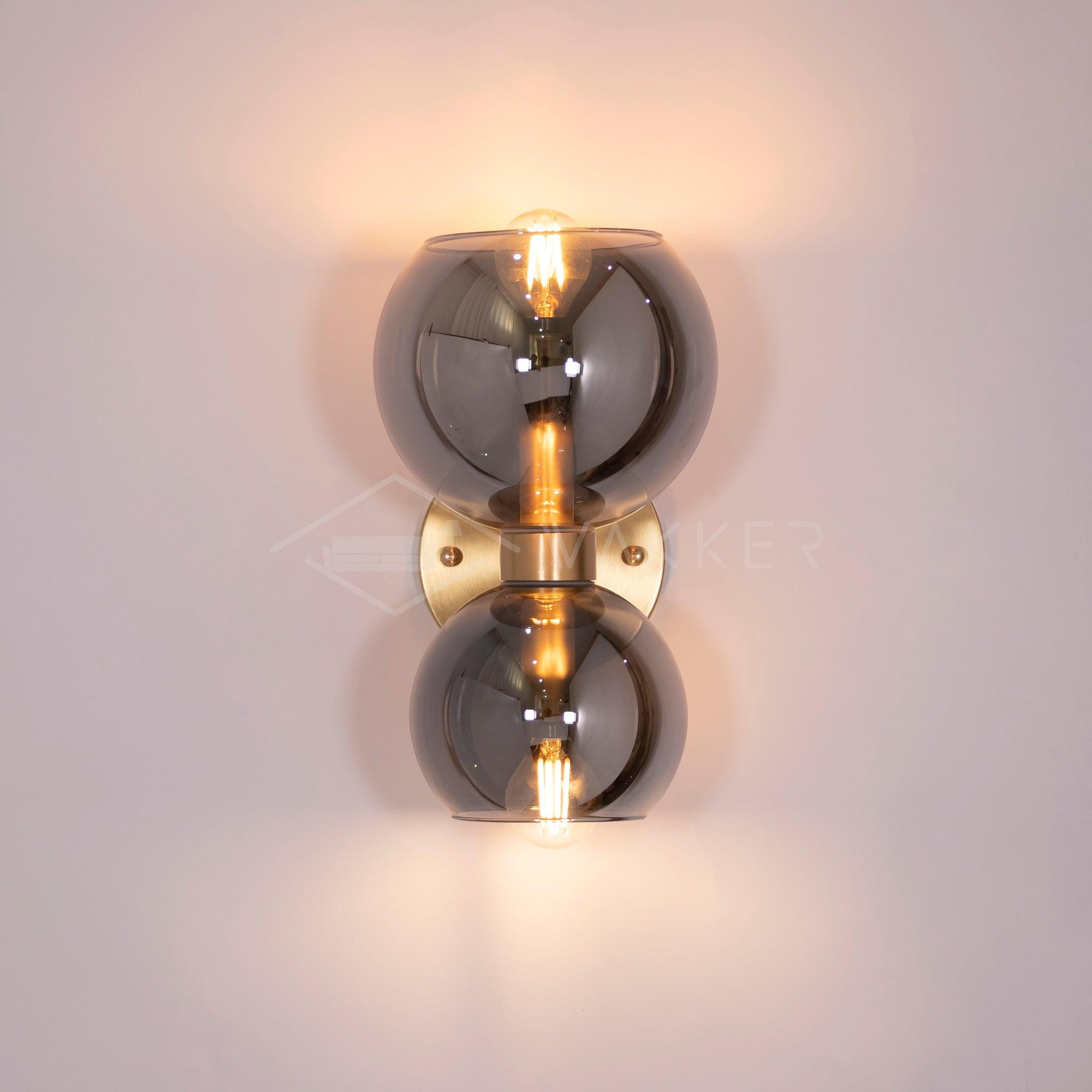 Umarion Round Pearl Glass Sconce Wall lamp-Neutral Decor