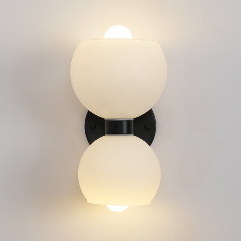 Umarion Round Pearl Glass Sconce Wall lamp-Neutral Decor