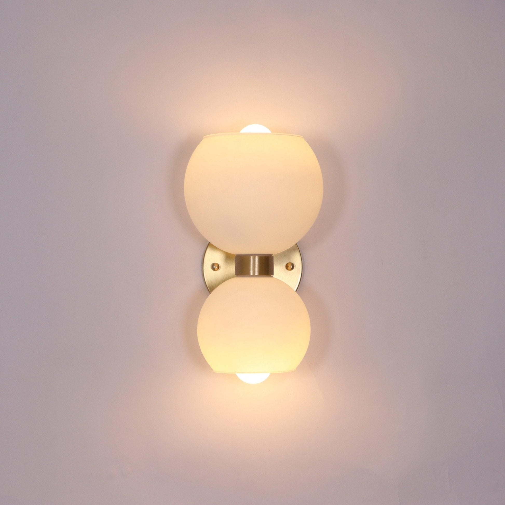 Umarion Round Pearl Glass Sconce Wall lamp-Neutral Decor