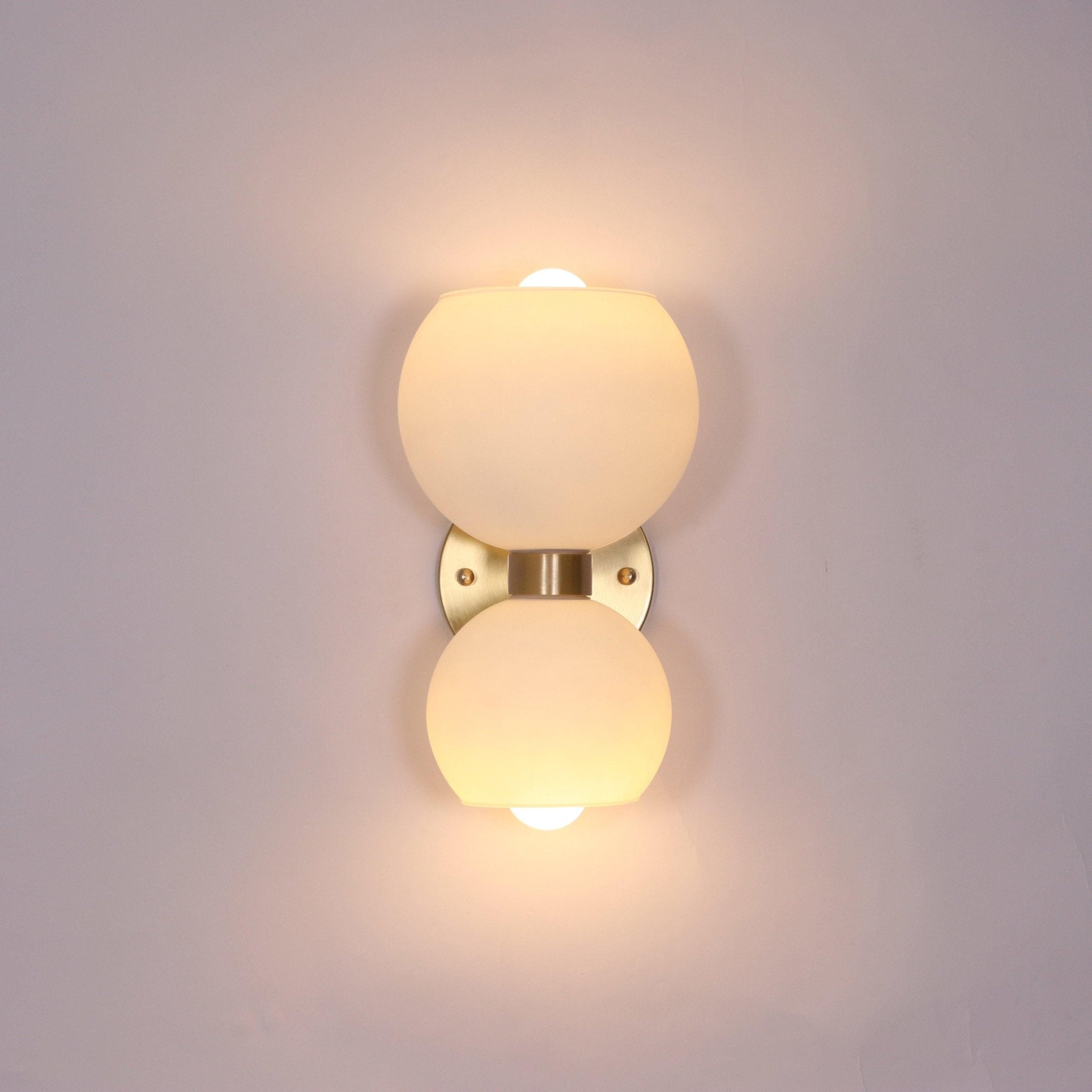 Umarion Round Pearl Glass Sconce Wall lamp-Neutral Decor