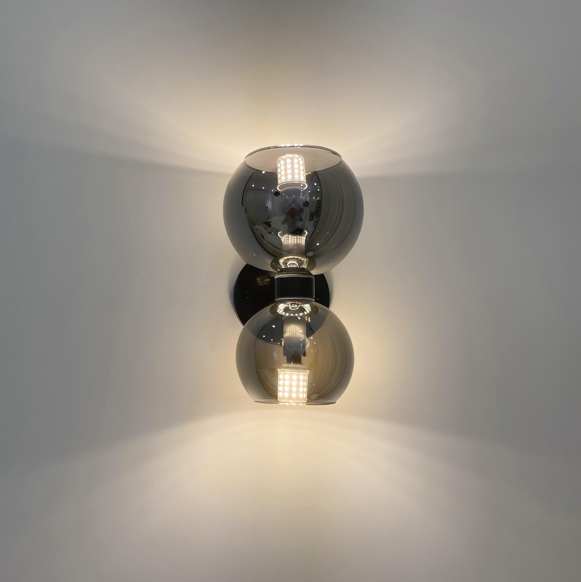 Umarion Round Pearl Glass Sconce Wall lamp-Neutral Decor