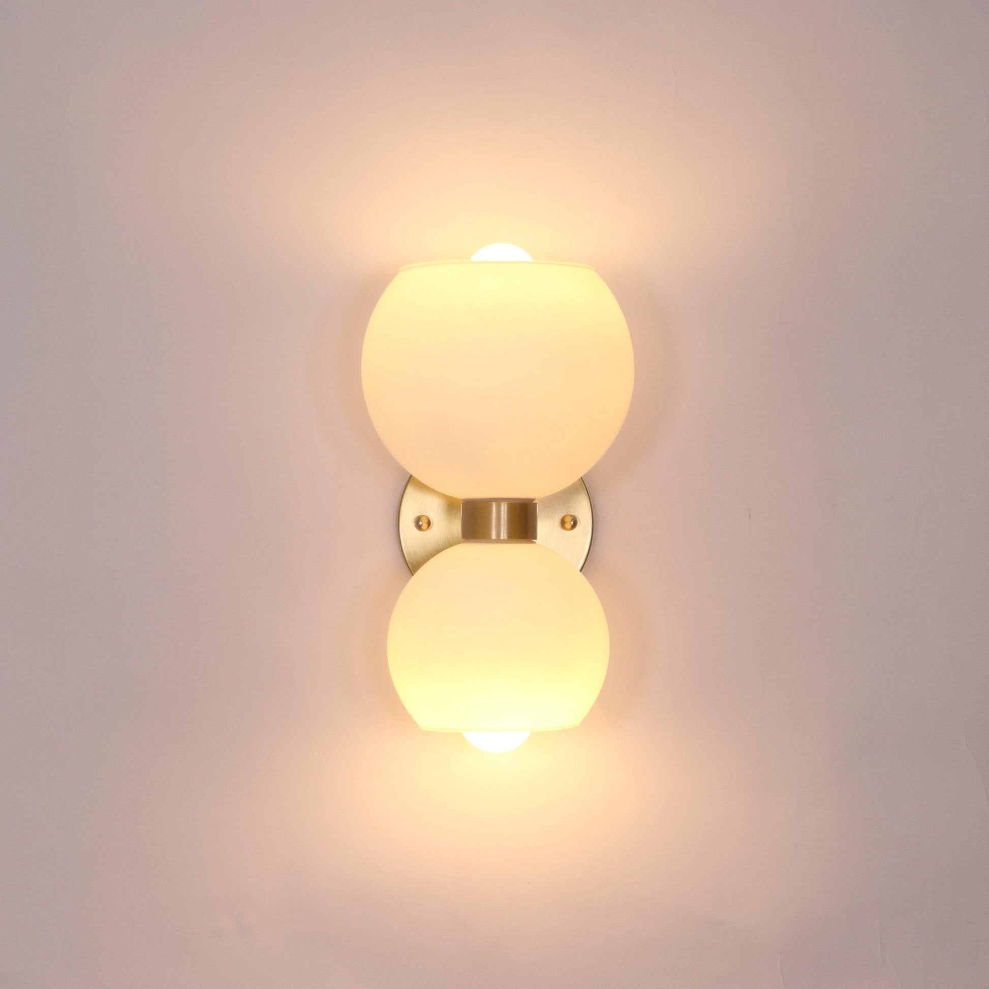 Umarion Round Pearl Glass Sconce Wall lamp-Neutral Decor