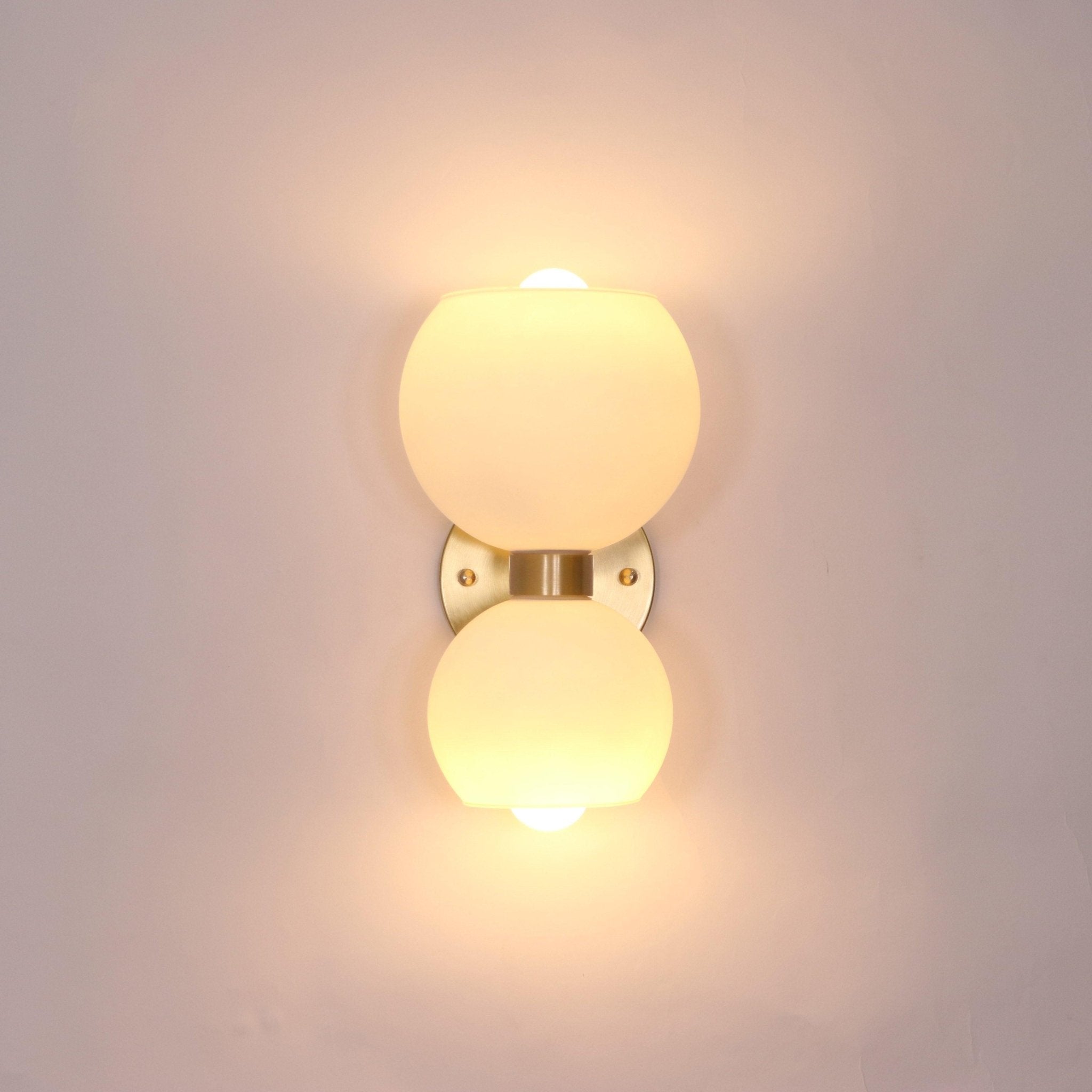 Umarion Round Pearl Glass Sconce Wall lamp-Neutral Decor