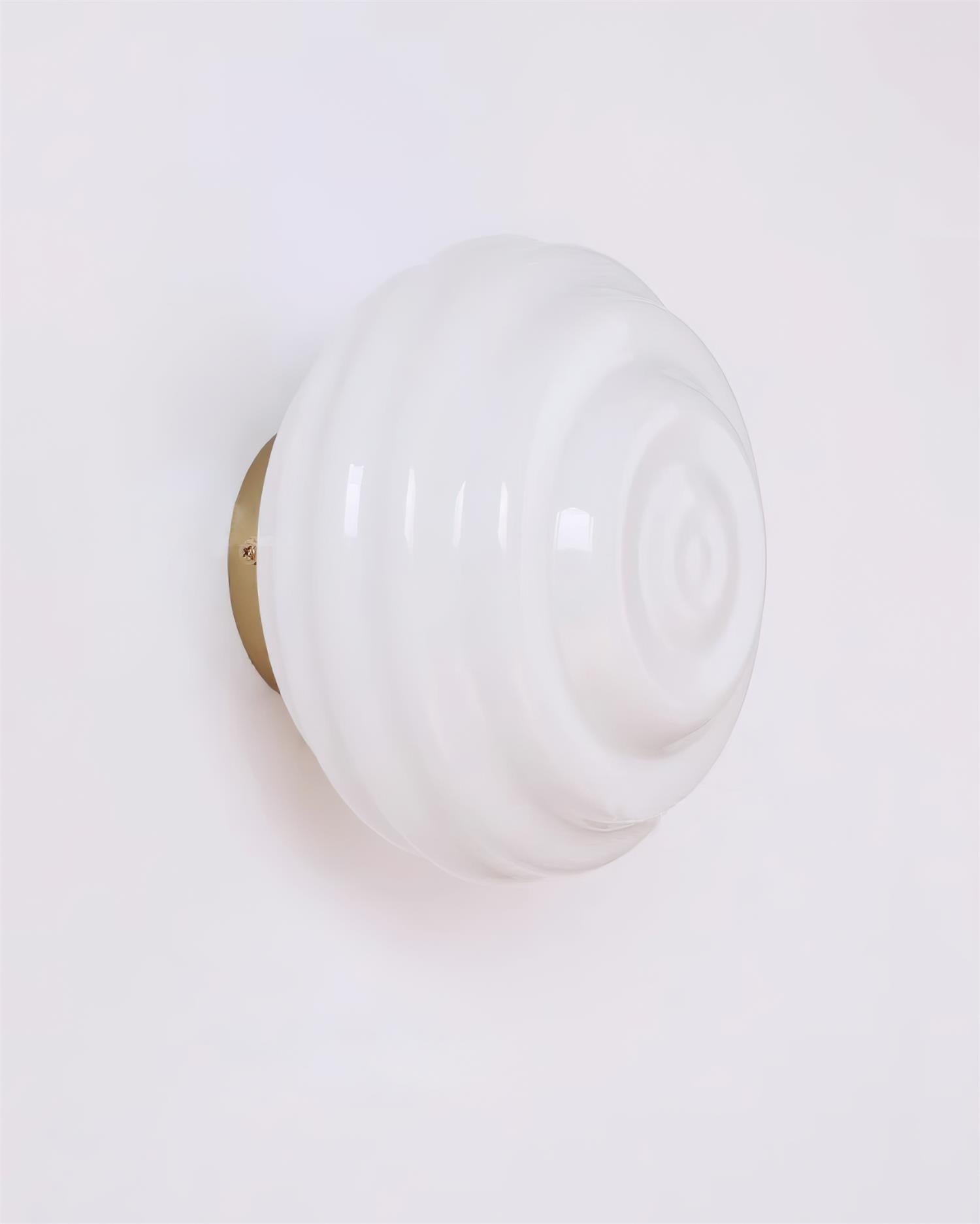 Duvia Rippled Glass Wall Lamp