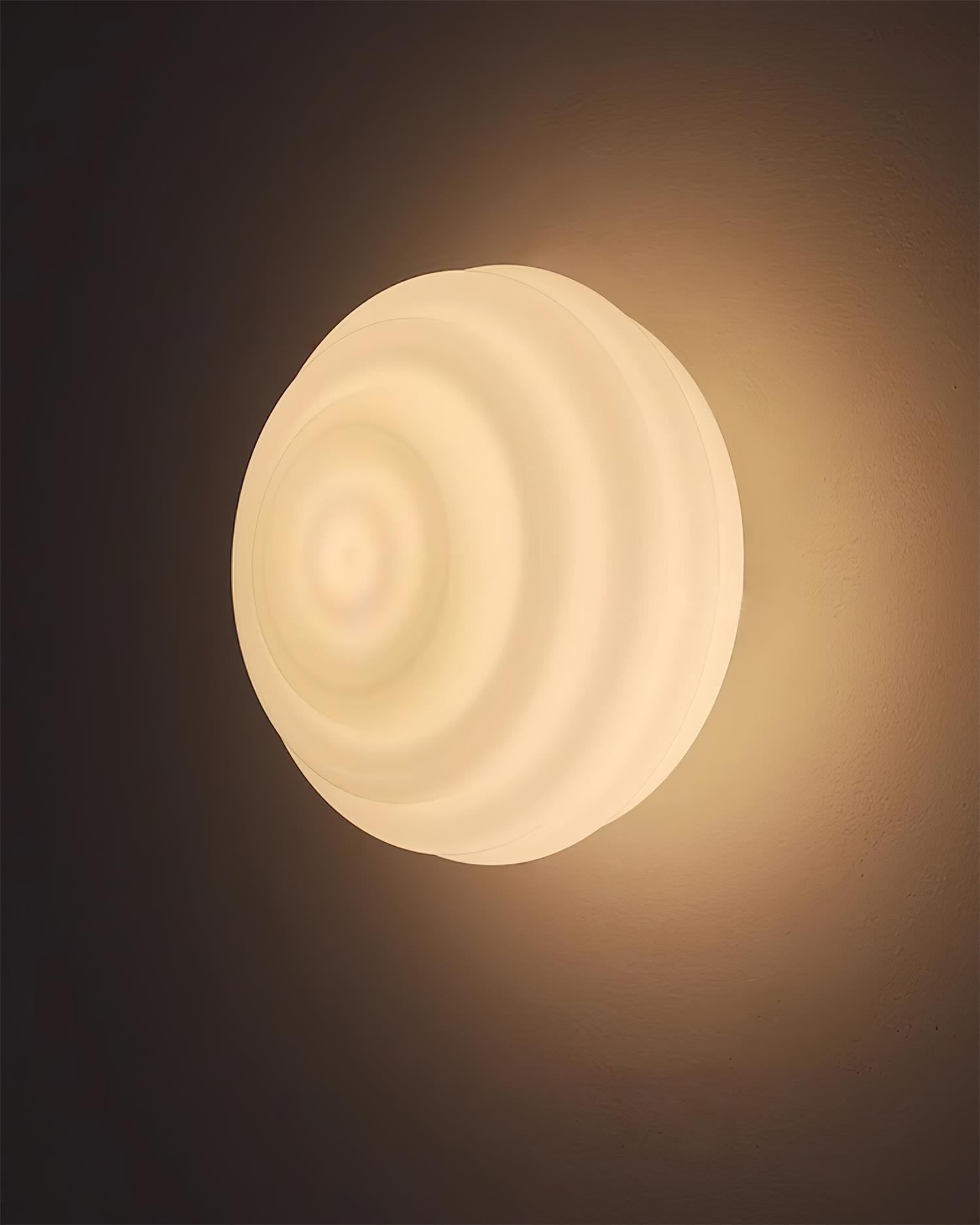 Duvia Rippled Glass Wall Lamp
