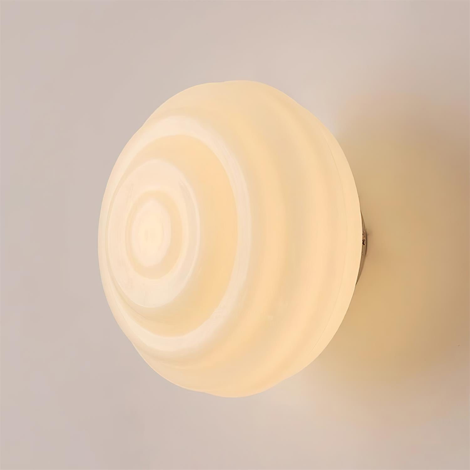 Duvia Rippled Glass Wall Lamp