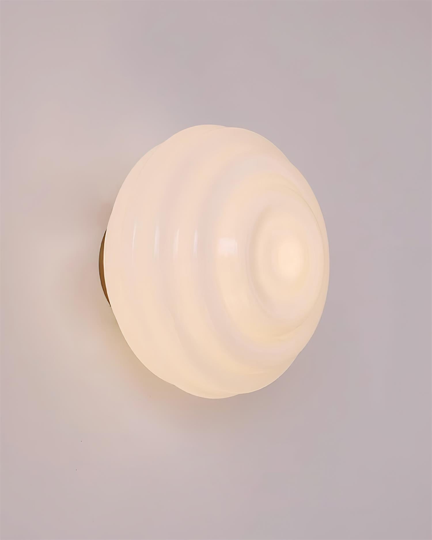 Duvia Rippled Glass Wall Lamp
