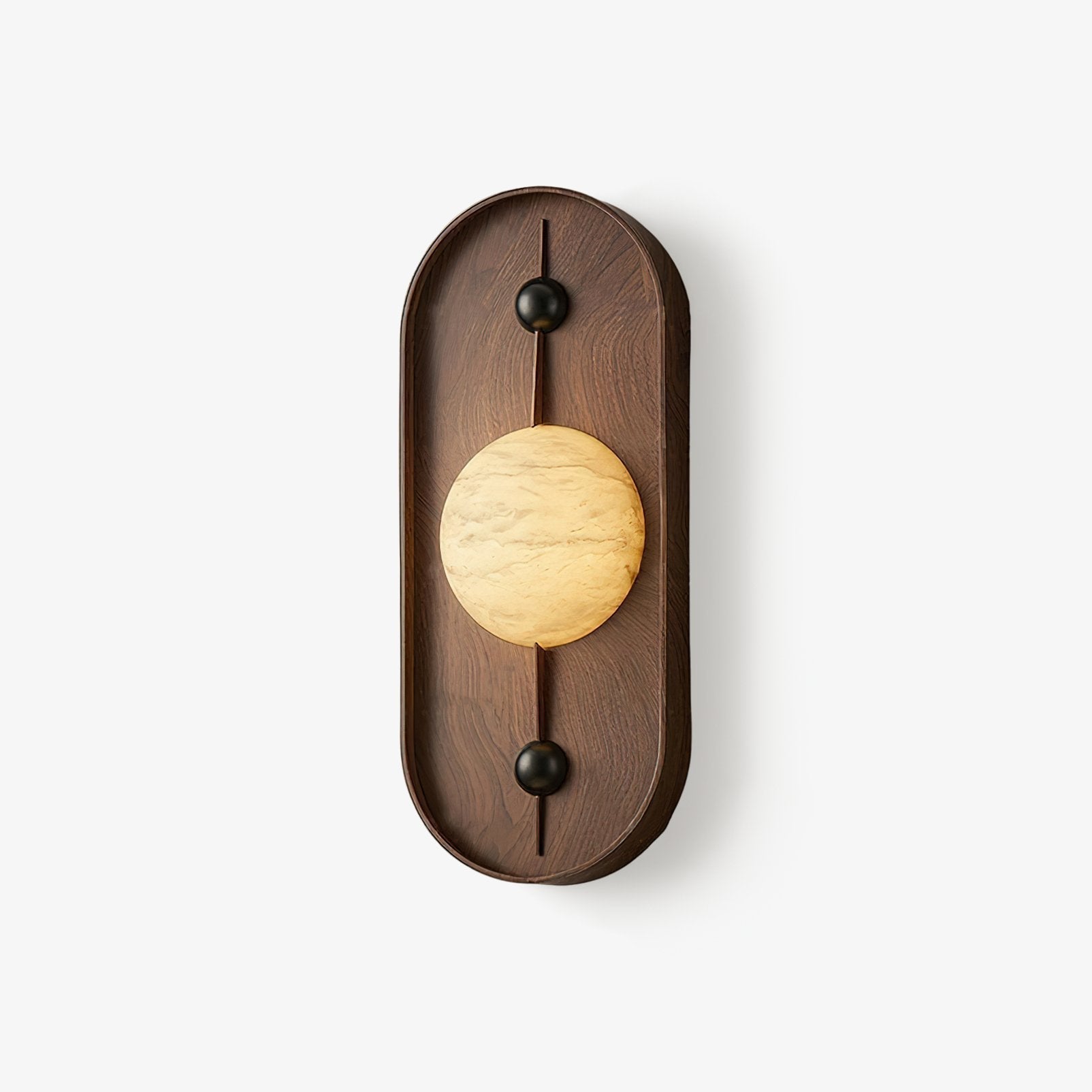 Livenq Orb Alabaster Wall Light-Neutral Decor