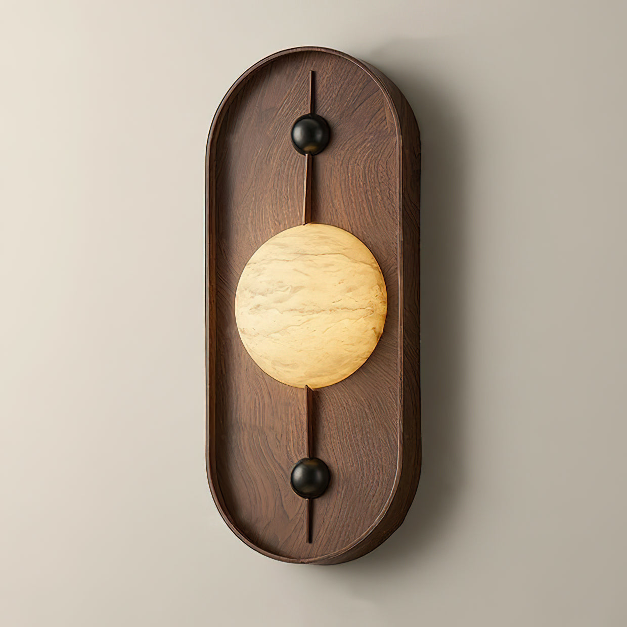 Gloruvyu Individual Creativity Metal  Alabaster Wall Lamp