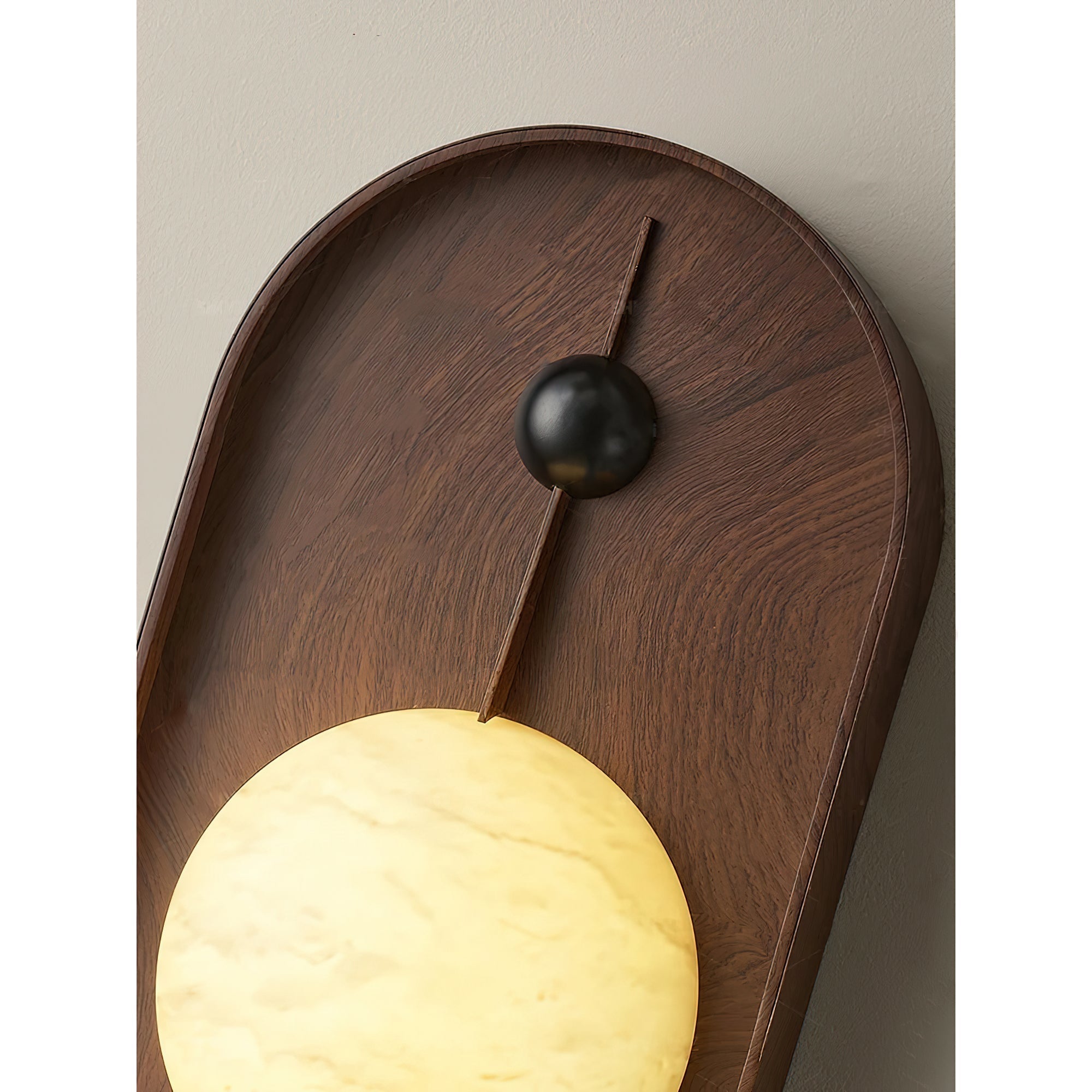 Gloruvyu Individual Creativity Metal  Alabaster Wall Lamp