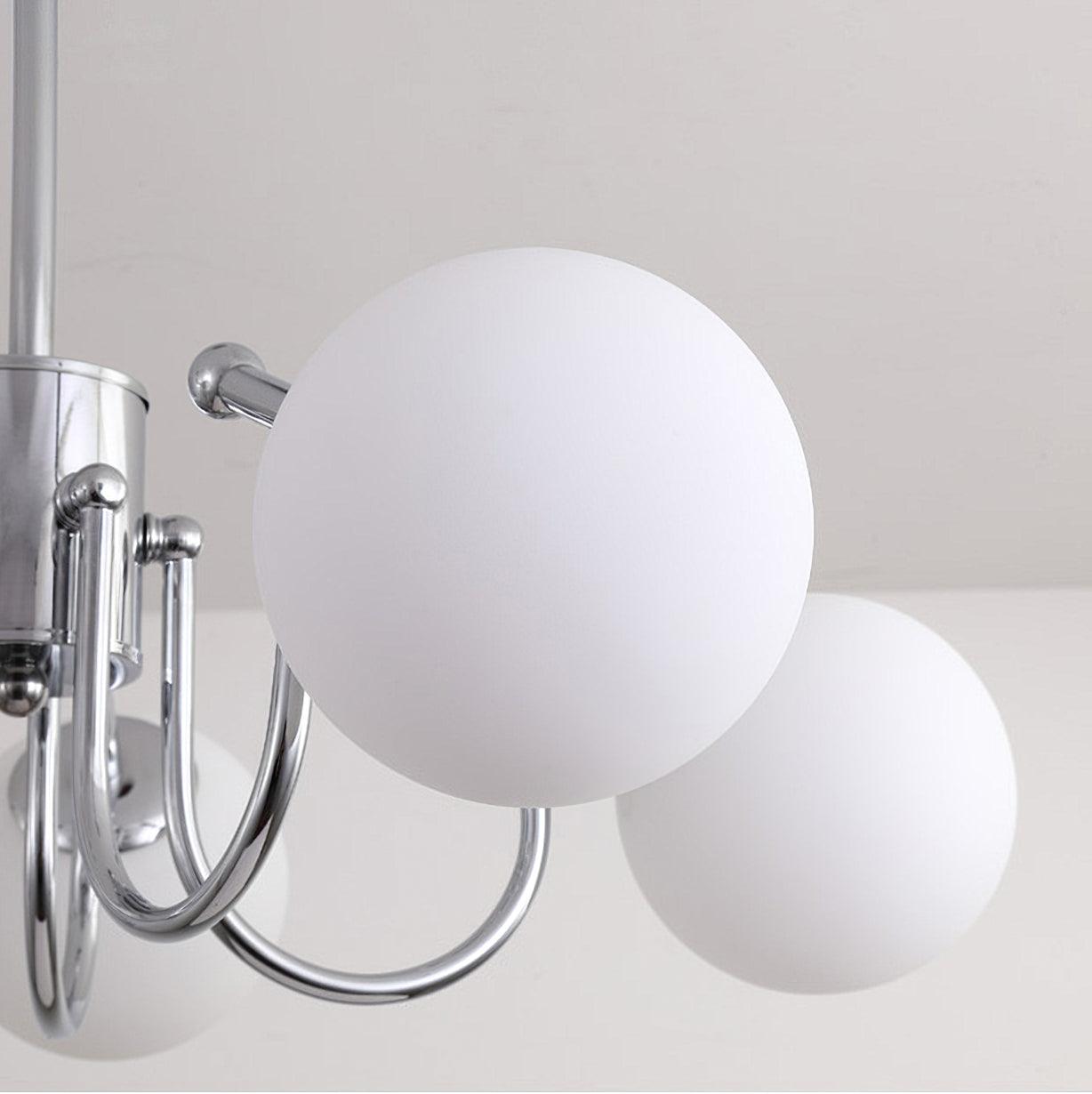 Tave Chandelier Globe Chrome Modern-Neutral Decor