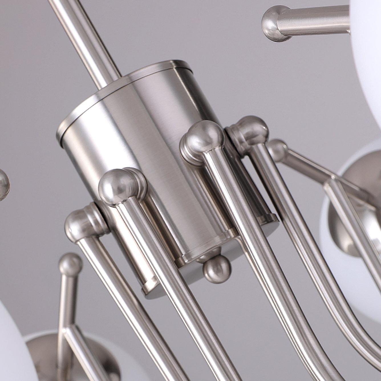 Tave Chandelier Globe Chrome Modern-Neutral Decor