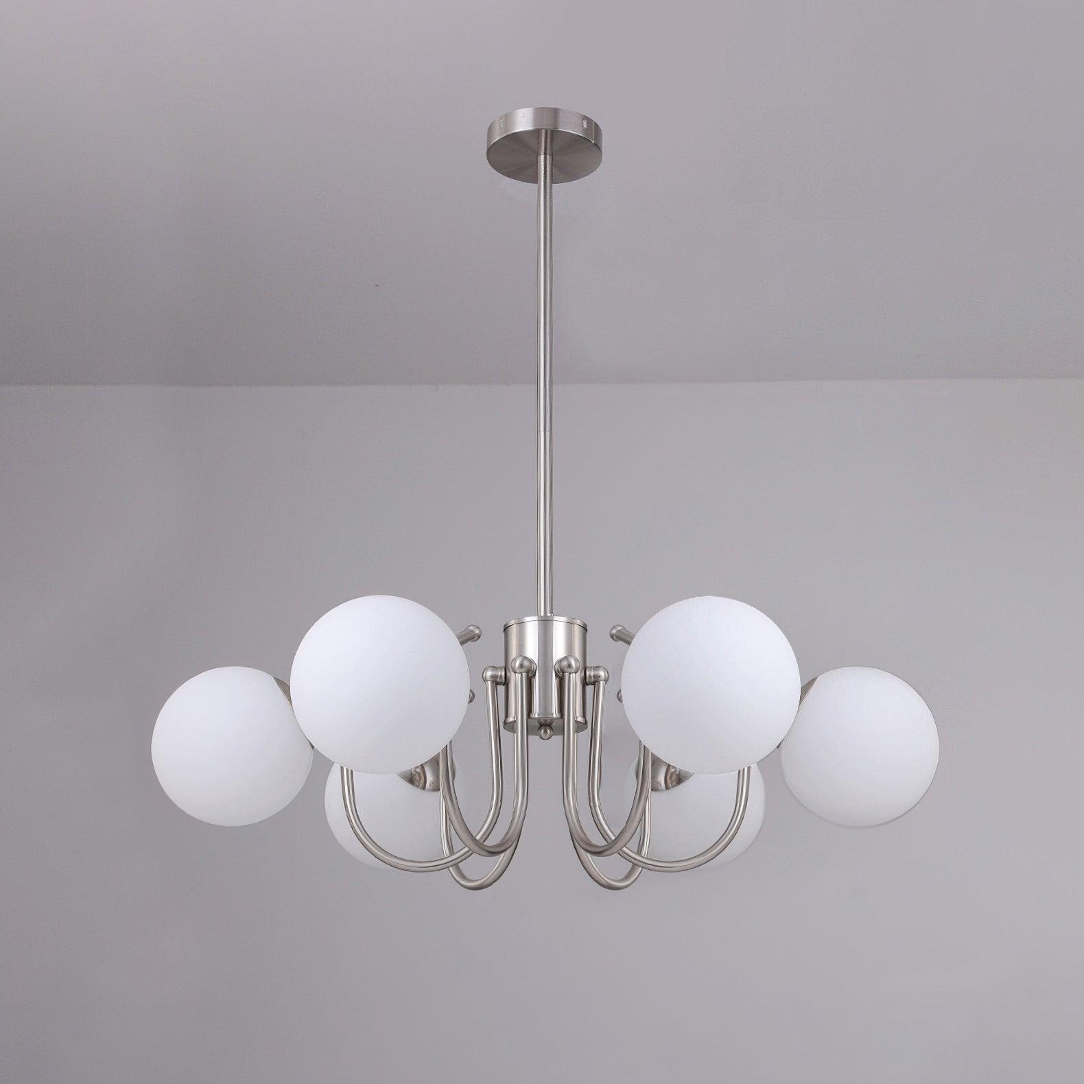 Tave Chandelier Globe Chrome Modern-Neutral Decor