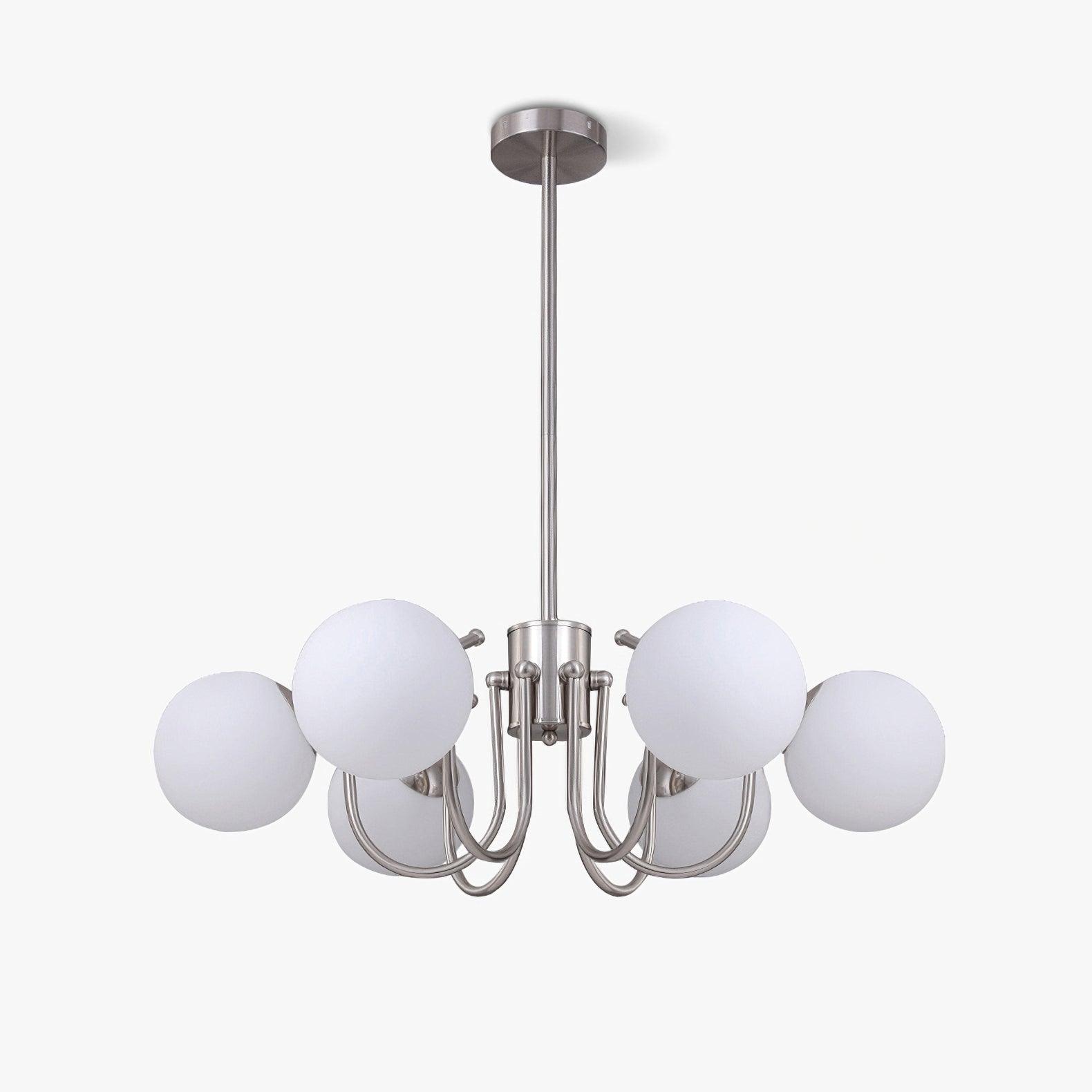 Tave Chandelier Globe Chrome Modern-Neutral Decor
