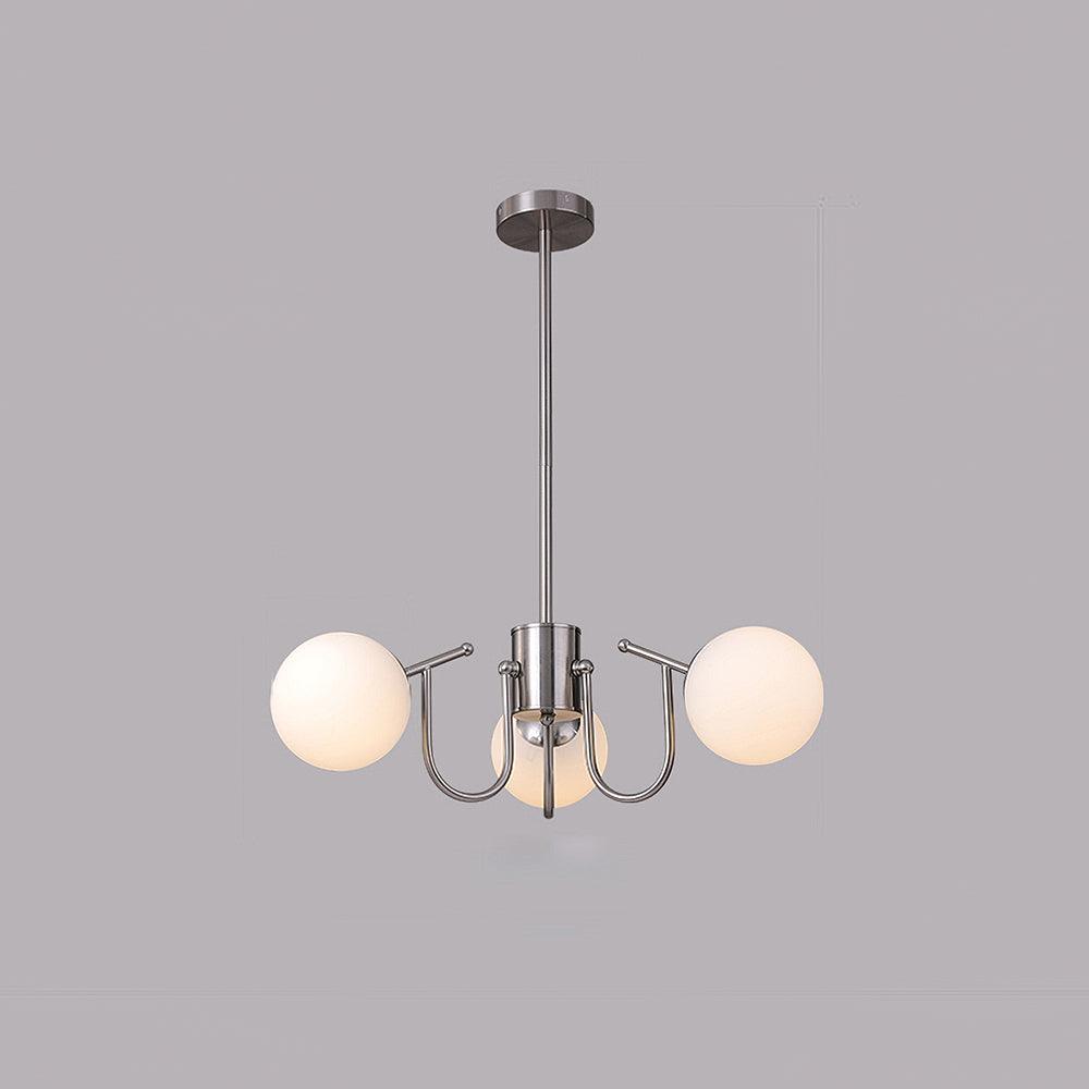 Tave Chandelier Globe Chrome Modern-Neutral Decor