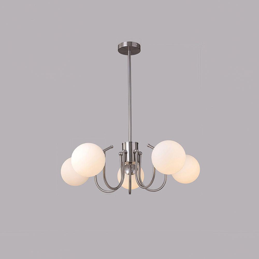 Tave Chandelier Globe Chrome Modern-Neutral Decor