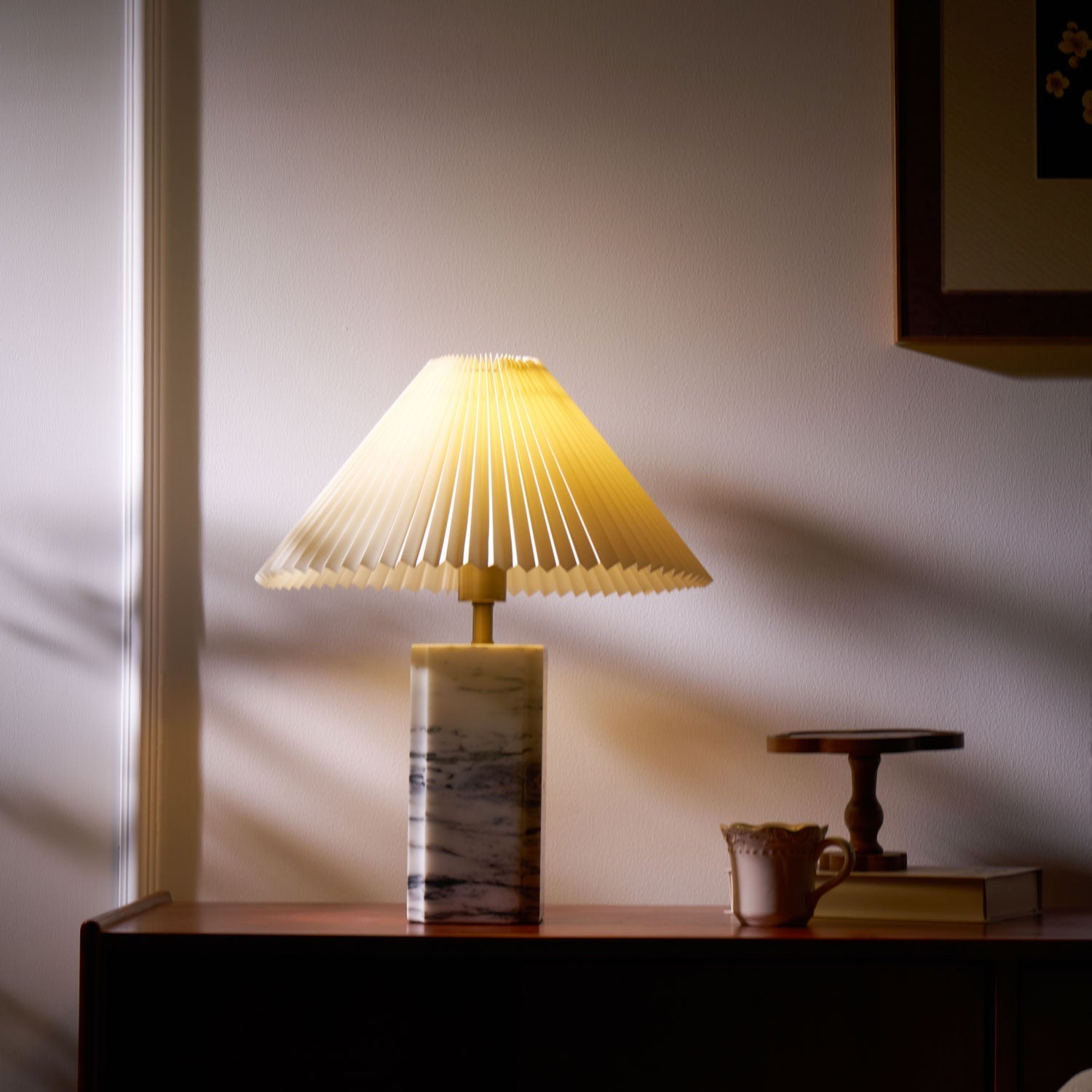 Belle Modern Table Lamp-Neutral Decor