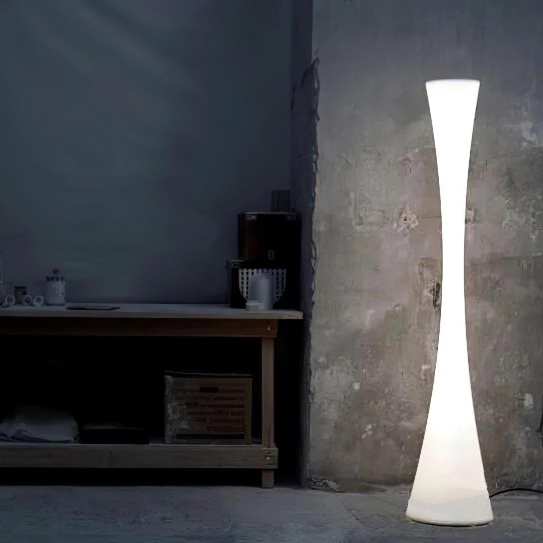 Solara Floor Lamp White Modern-Neutral Decor