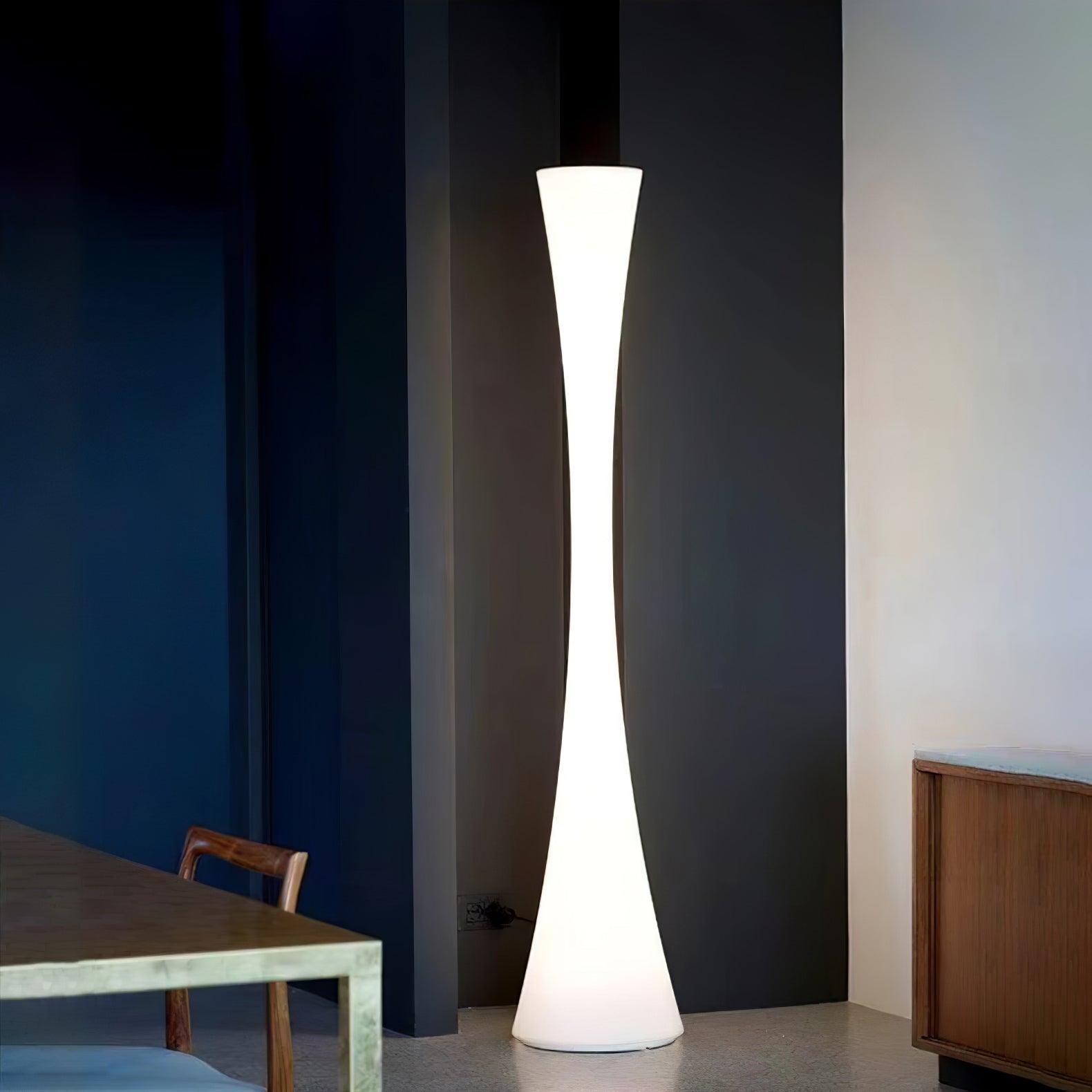 Solara Floor Lamp White Modern-Neutral Decor