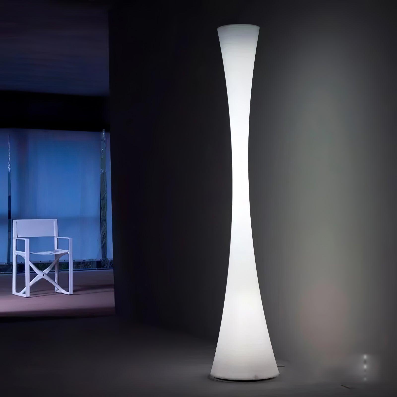 Solara Floor Lamp White Modern-Neutral Decor