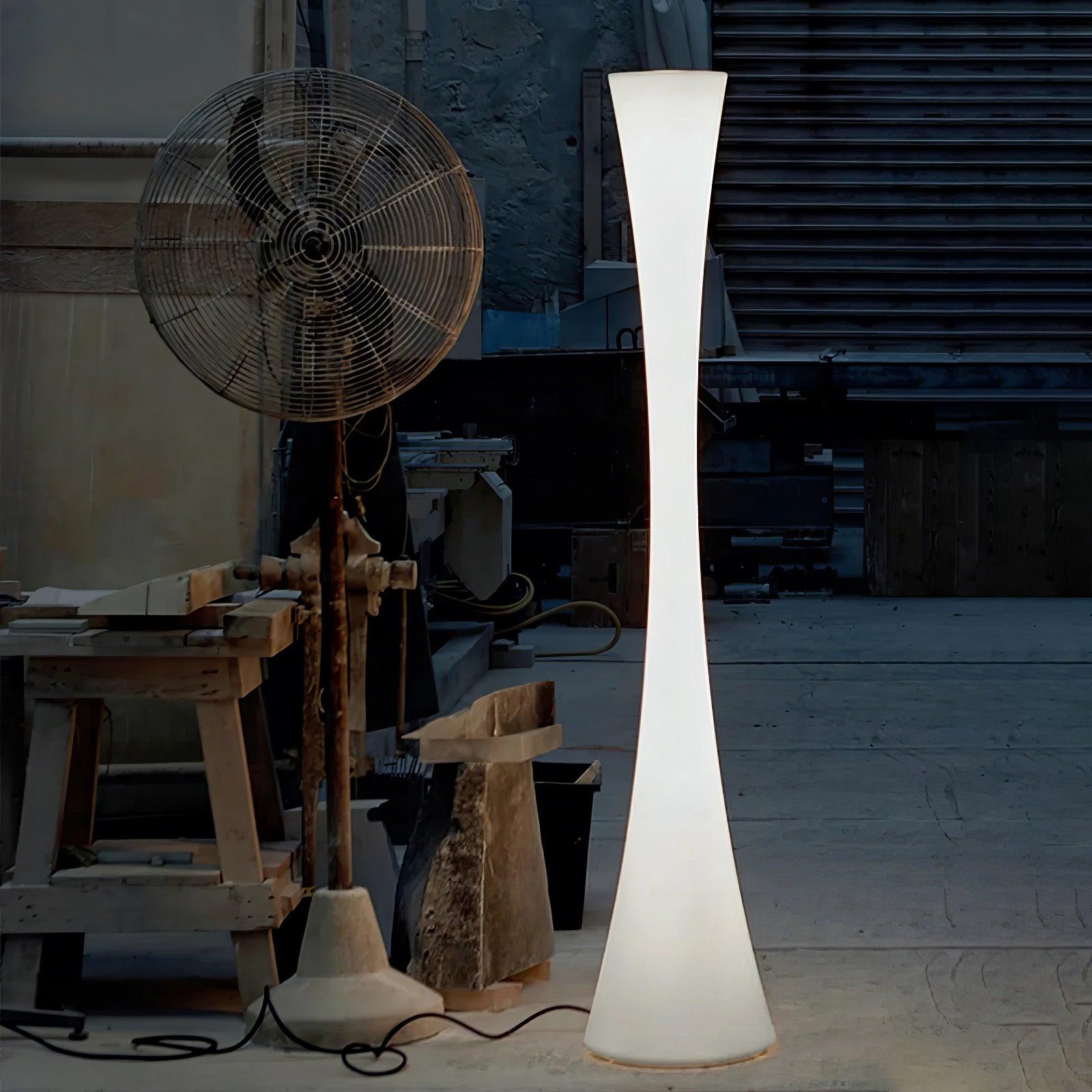 Solara Floor Lamp White Modern-Neutral Decor