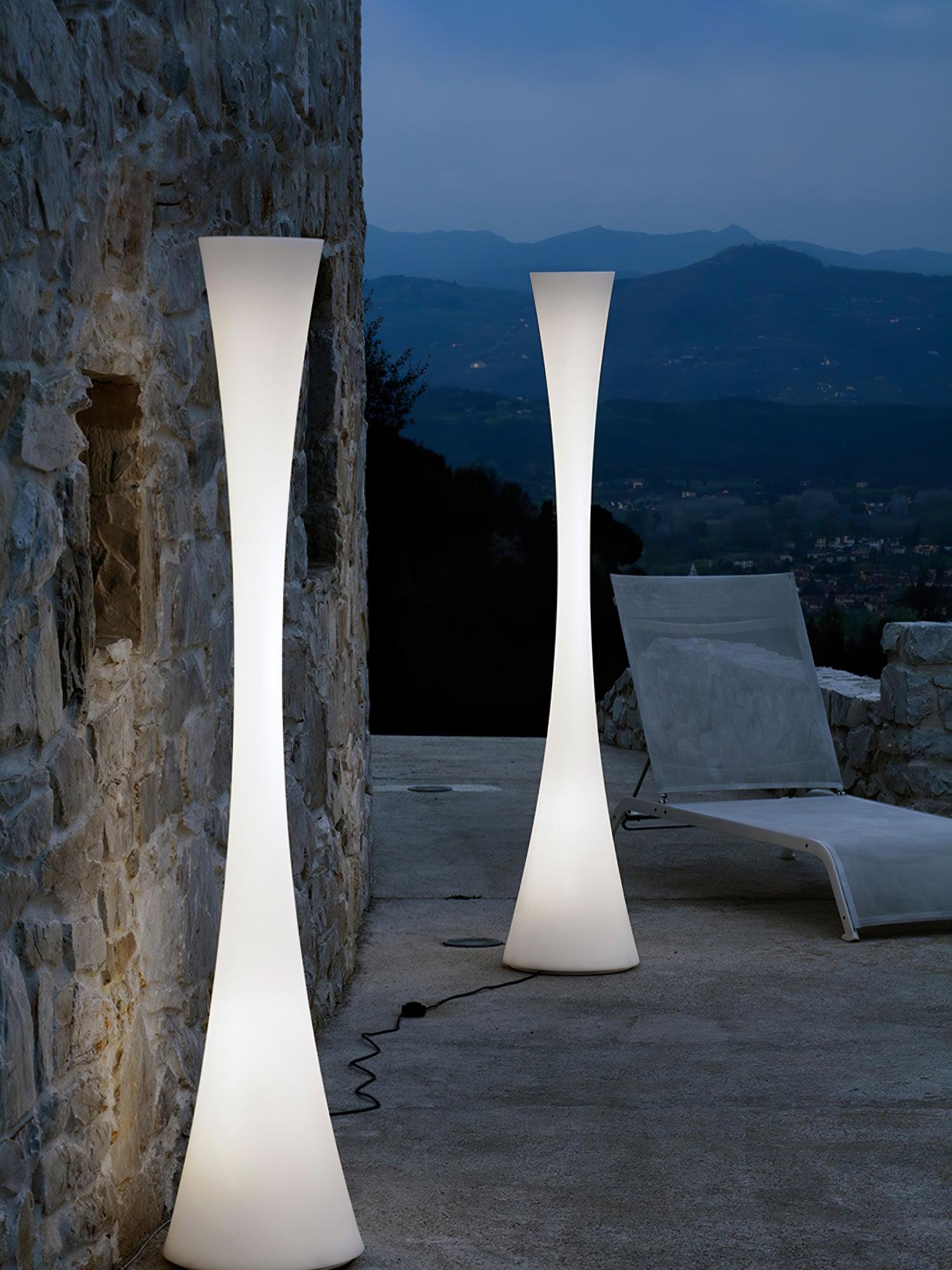 Solara Floor Lamp White Modern-Neutral Decor