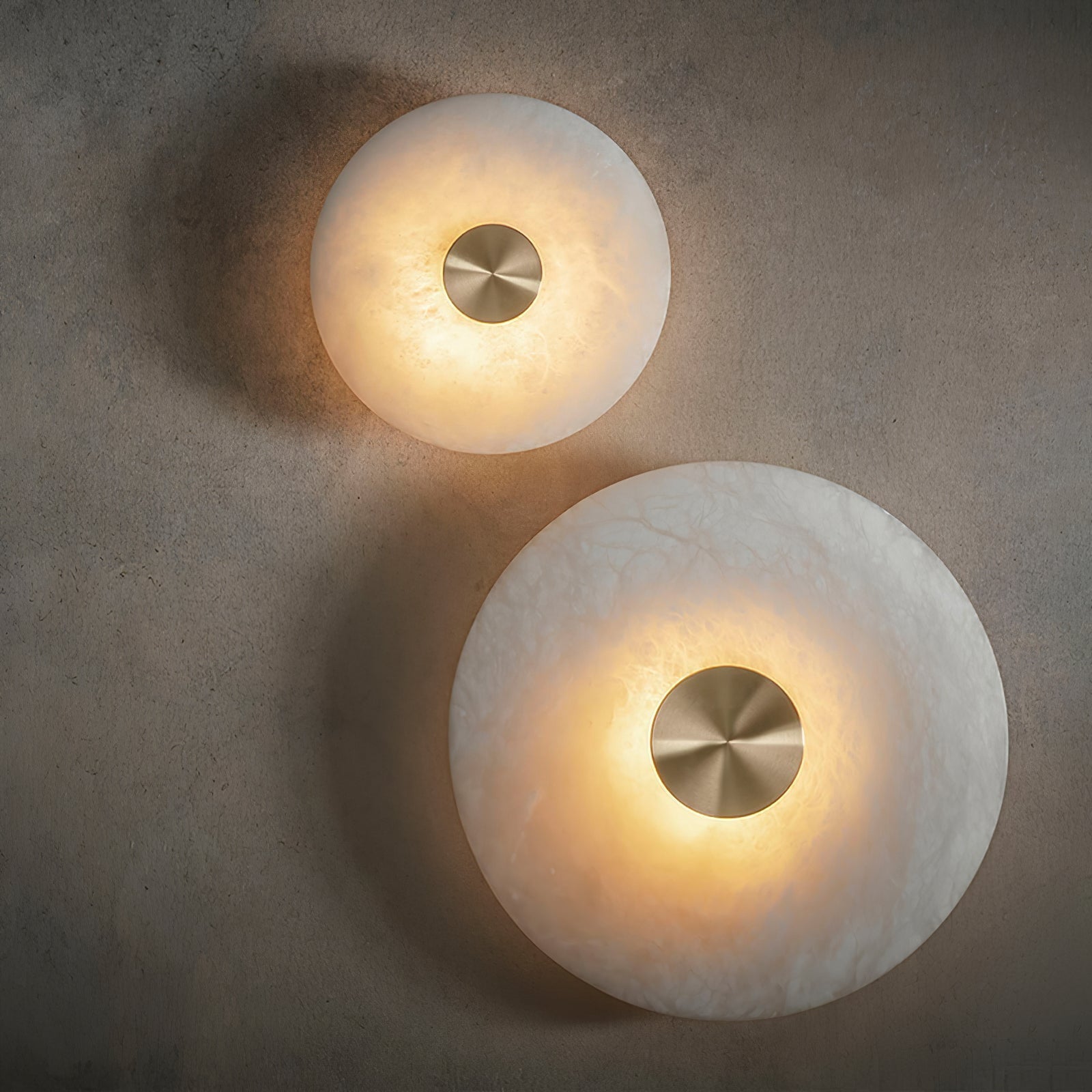 Ildvuvyu Alabaster Wall Lamp-Neutral Decor