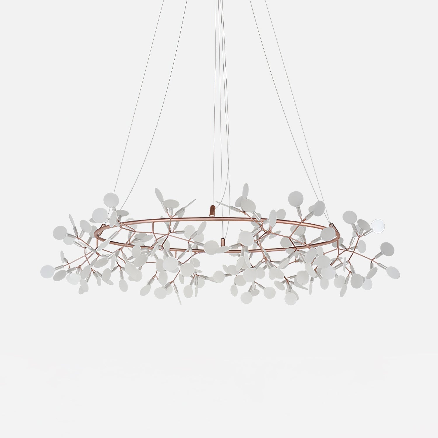 Olivia Unique Round Sputnik Art Deco Firefly Chandelier, Living Room/ Bedroom - Neutralighting