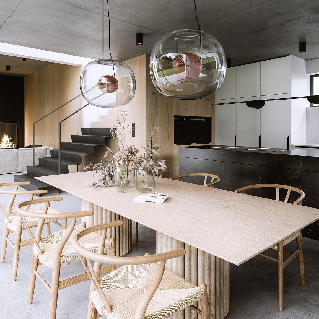 Dalemu Industrial Pendant Light-Neutral Decor