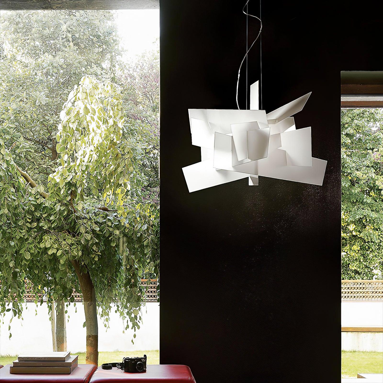 Ultalus Origami Starburst Pendant Light-Neutral Decor