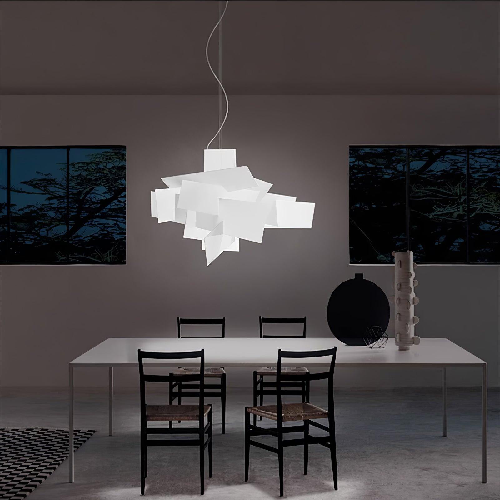 Ultalus Origami Starburst Pendant Light-Neutral Decor