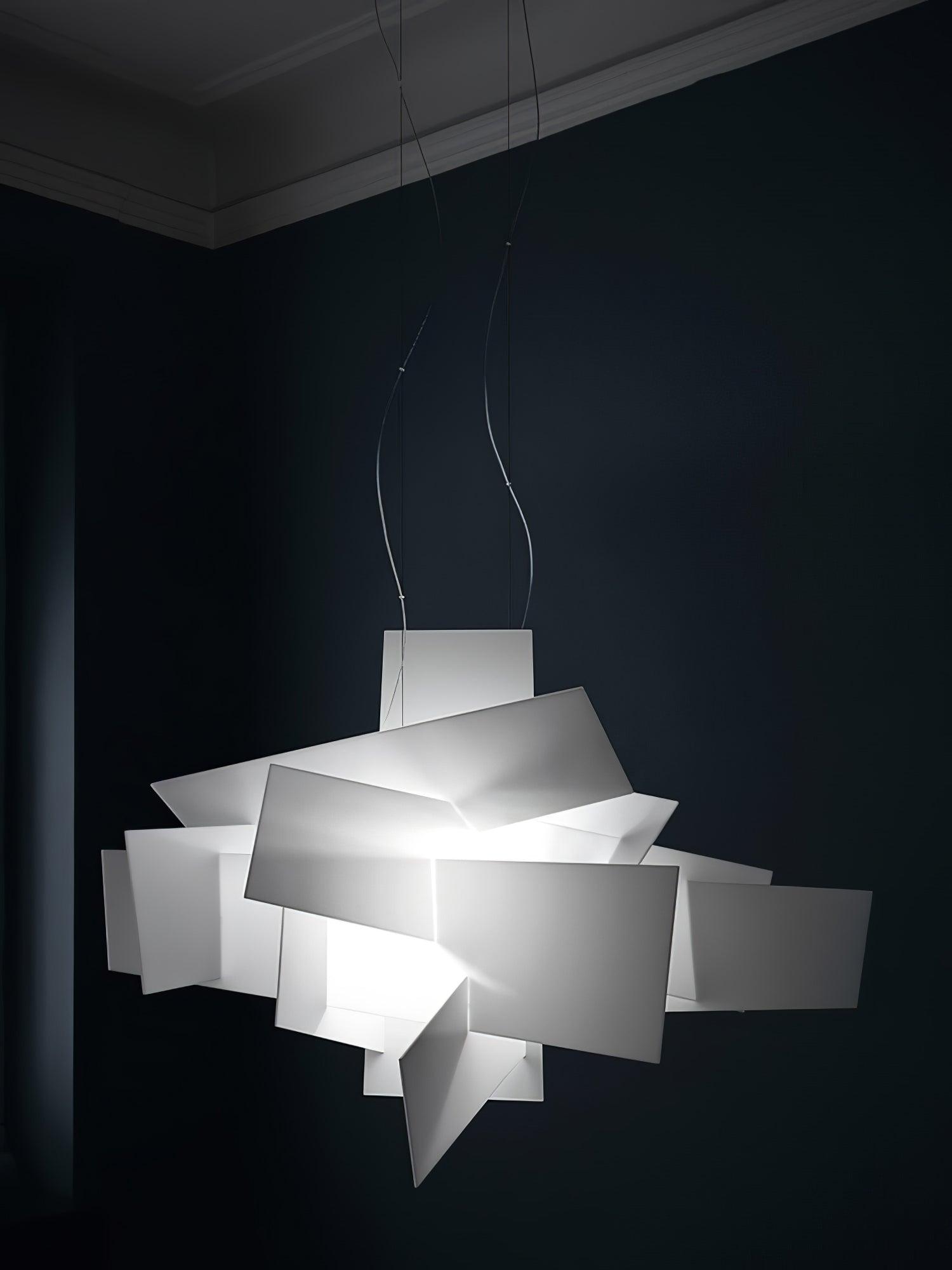 Ultalus Origami Starburst Pendant Light-Neutral Decor