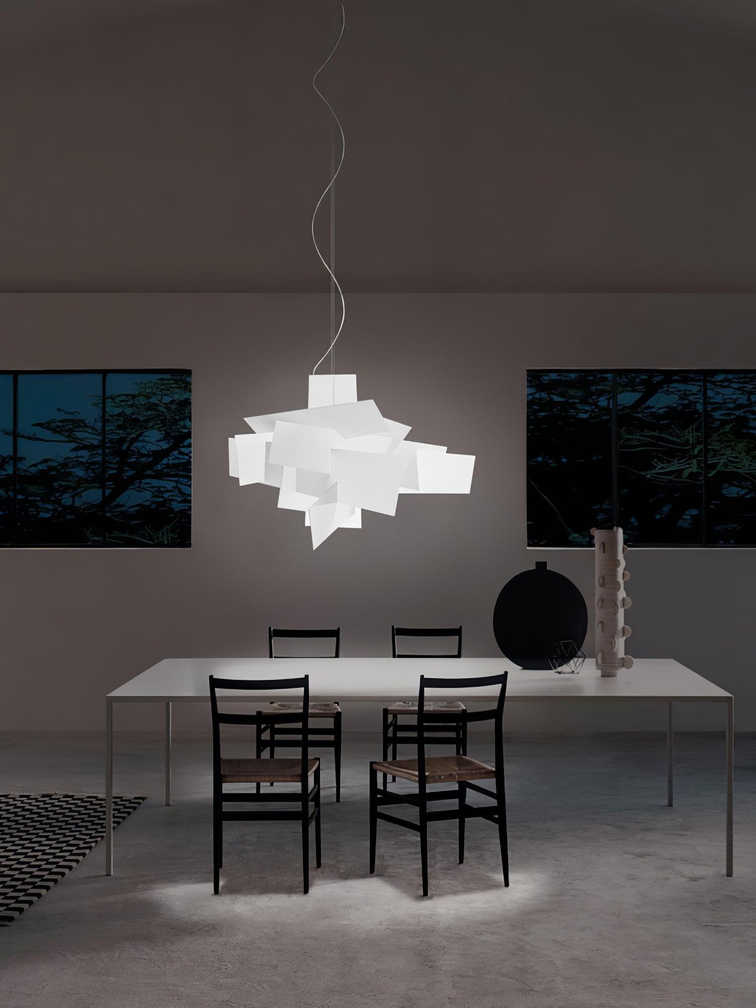 Ultalus Origami Starburst Pendant Light-Neutral Decor