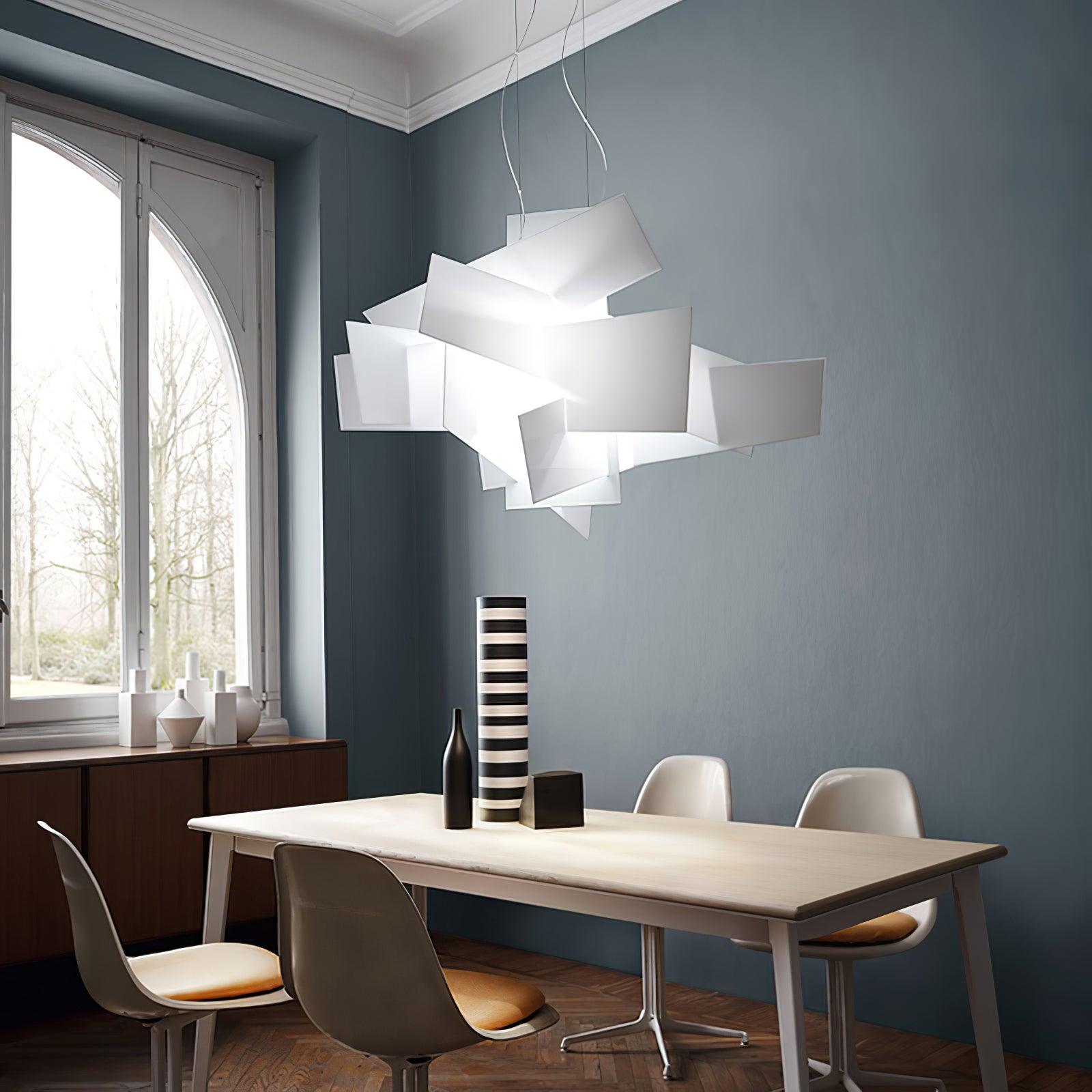 Ultalus Origami Starburst Pendant Light-Neutral Decor