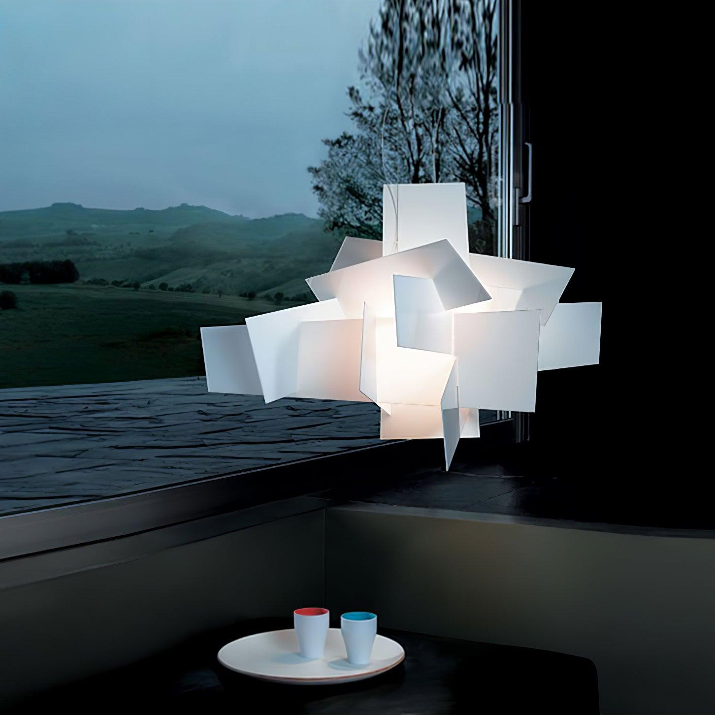 Ultalus Origami Starburst Pendant Light-Neutral Decor