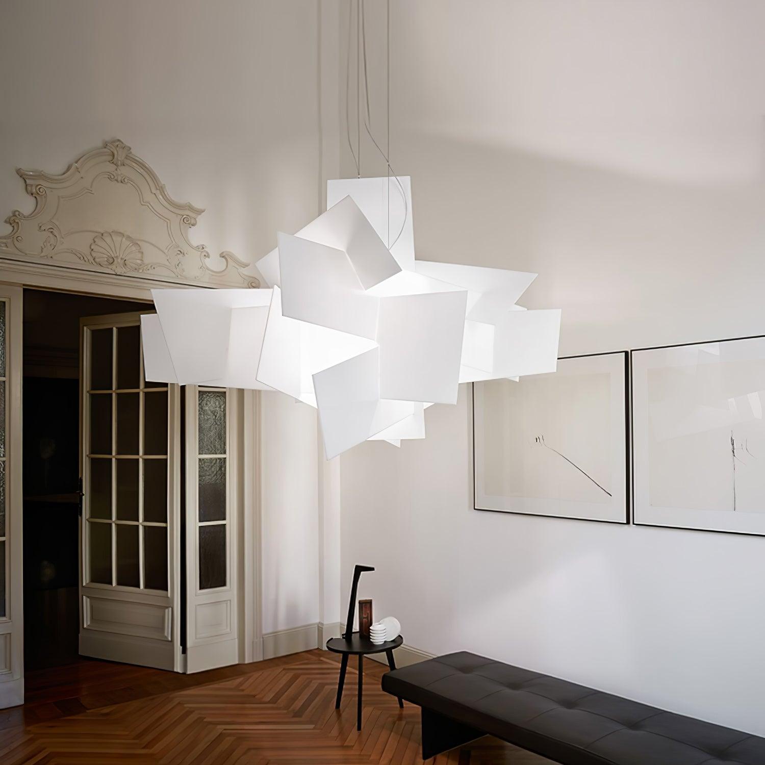 Ultalus Origami Starburst Pendant Light-Neutral Decor