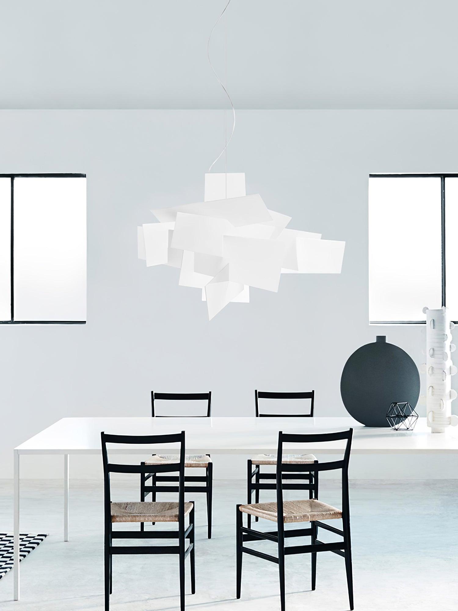 Ultalus Origami Starburst Pendant Light-Neutral Decor