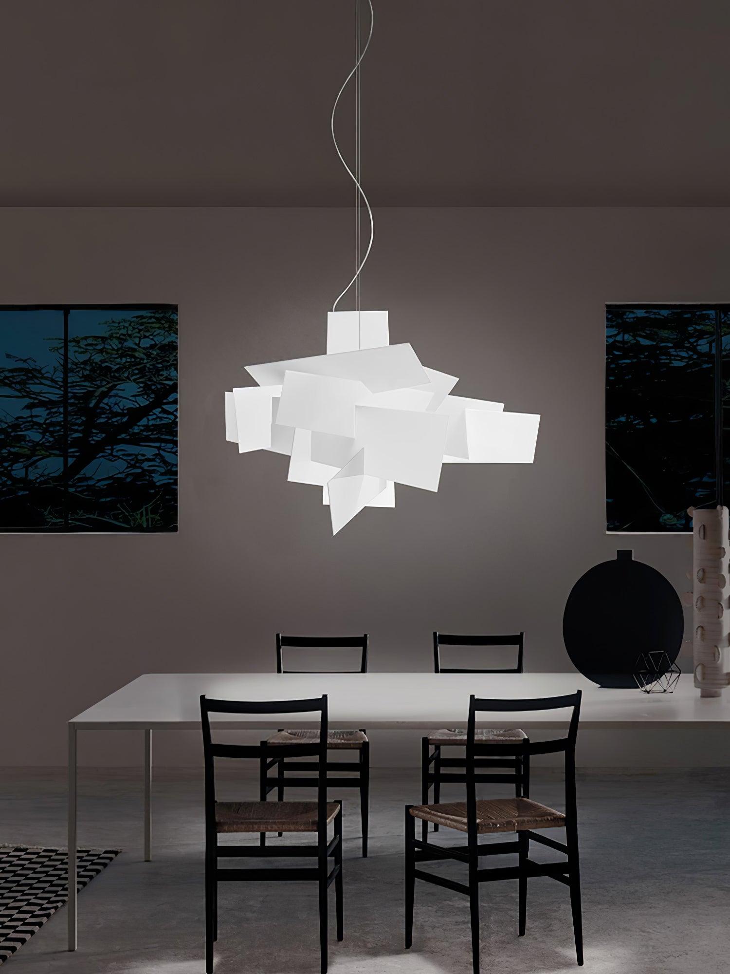Ultalus Origami Starburst Pendant Light-Neutral Decor