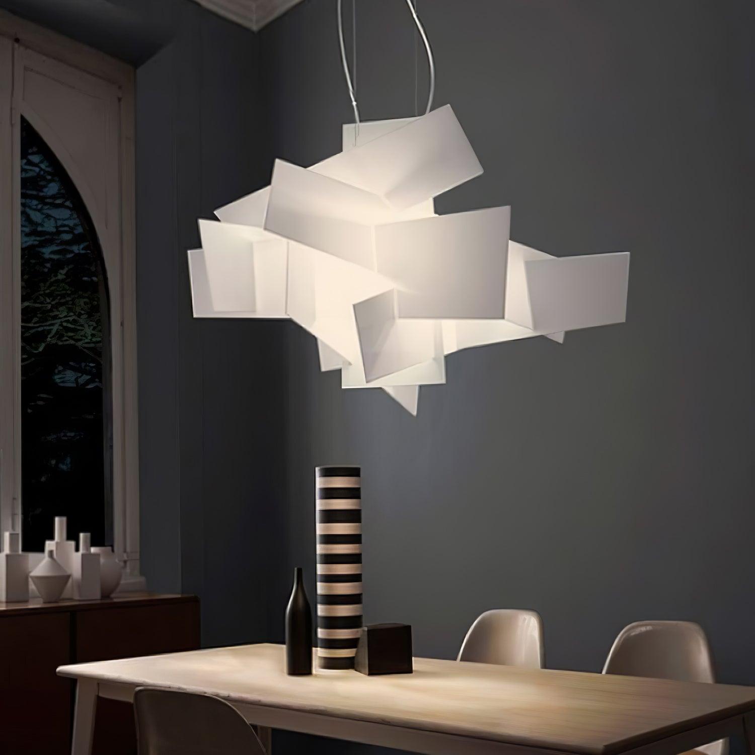 Ultalus Origami Starburst Pendant Light-Neutral Decor